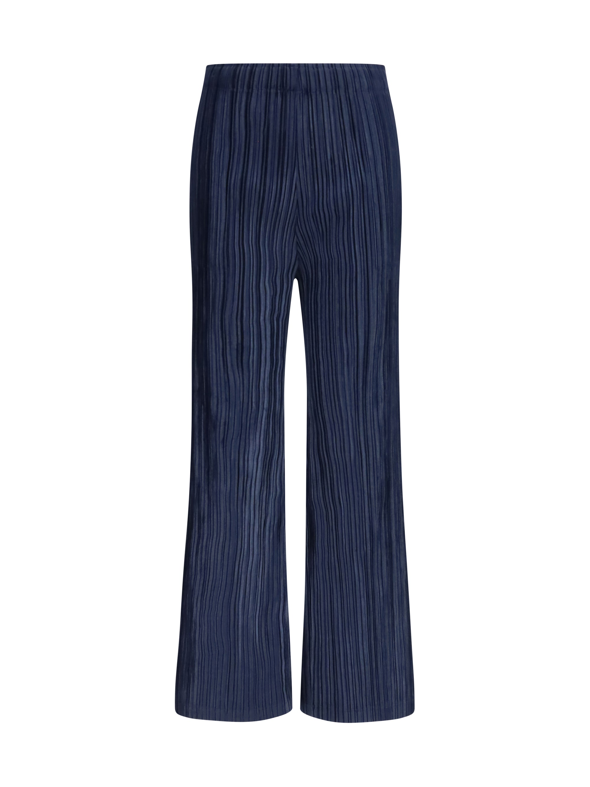 Gongdid Design Corduroy Palazzo Trousers — Navy, view 3