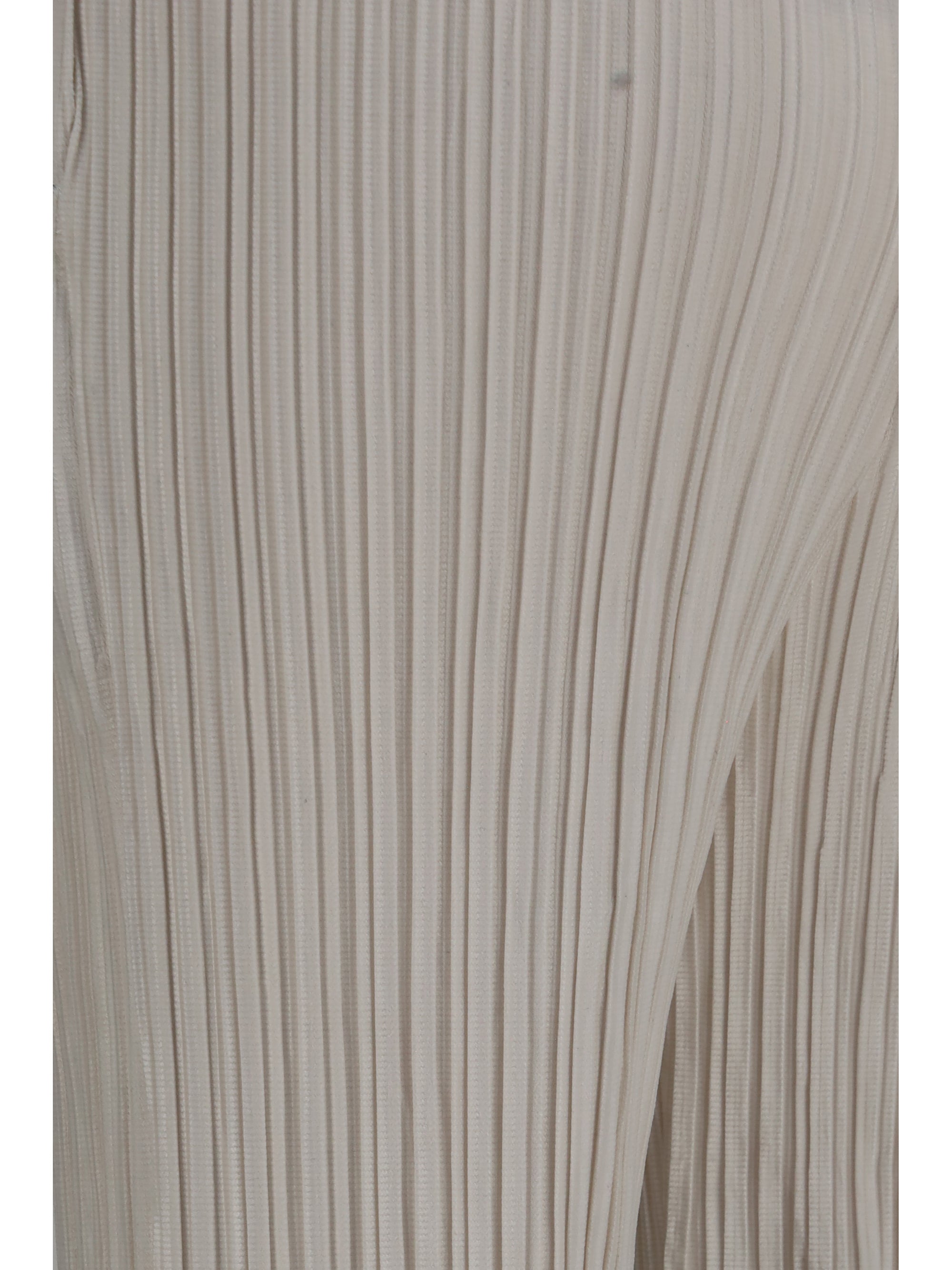 Gongdid Design Corduroy Wide-Leg Trousers — White by Gongdid Design