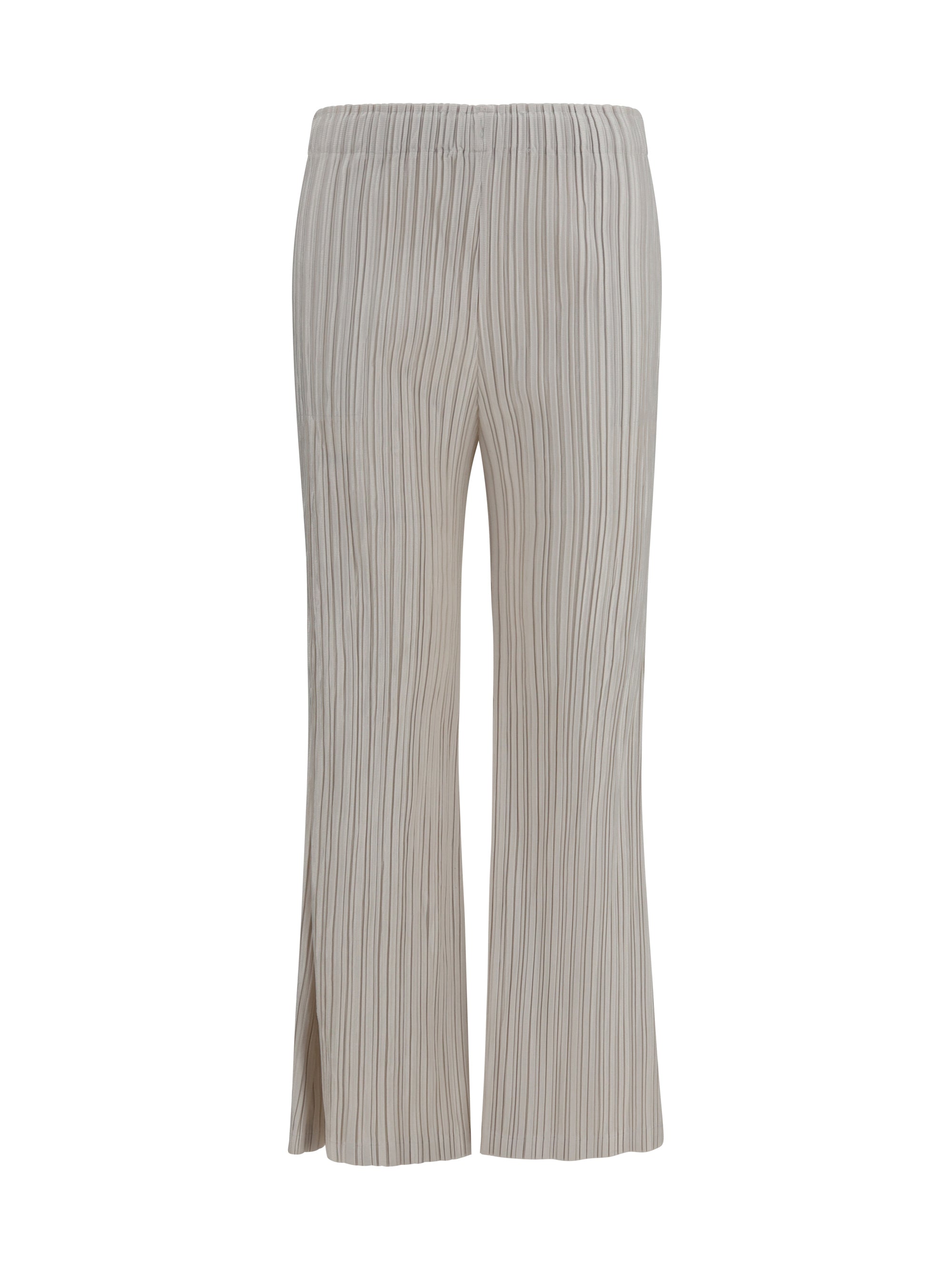Gongdid Design Corduroy Wide-Leg Trousers — White, view 2