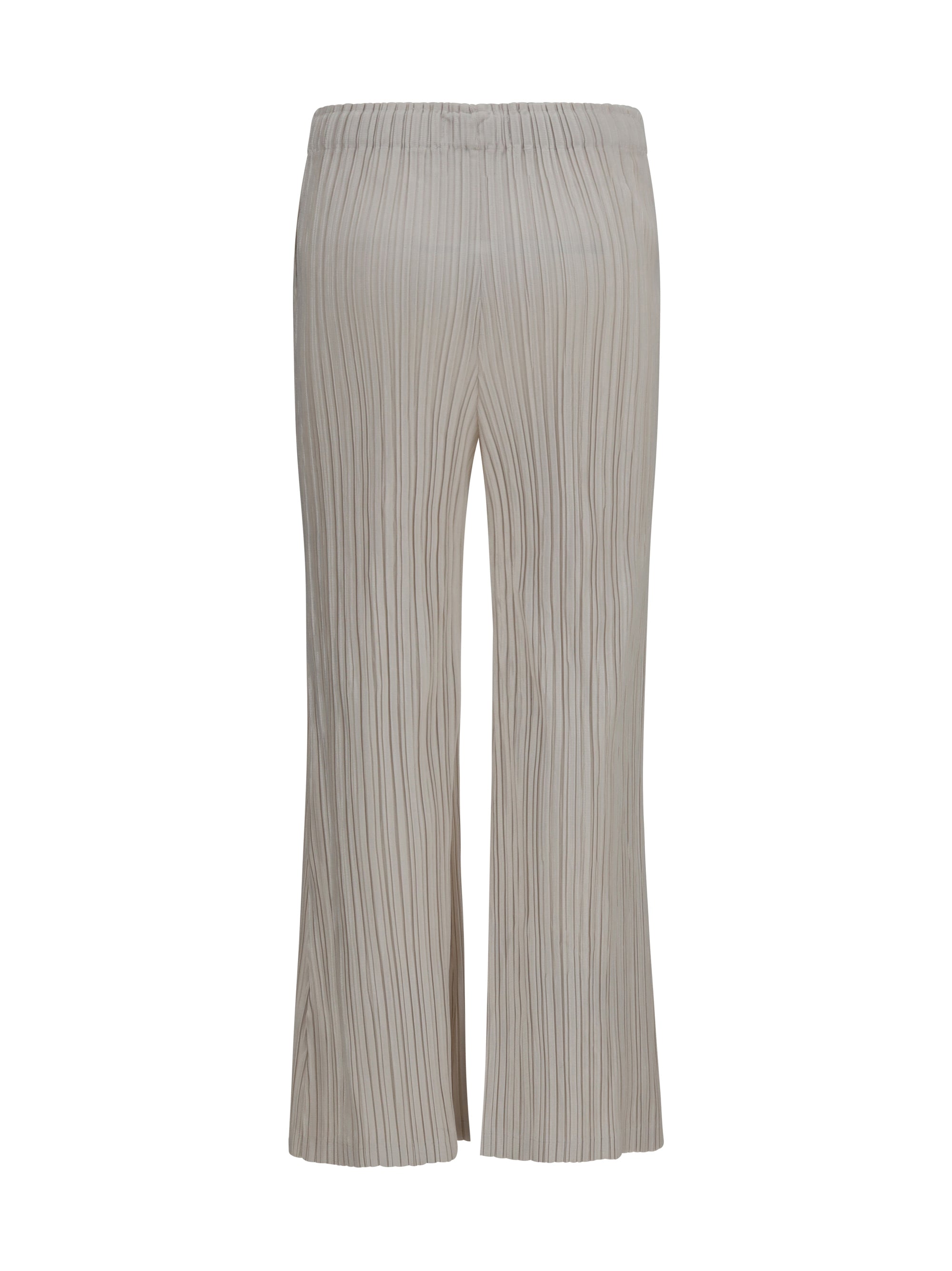Gongdid Design Corduroy Wide-Leg Trousers — White, view 3