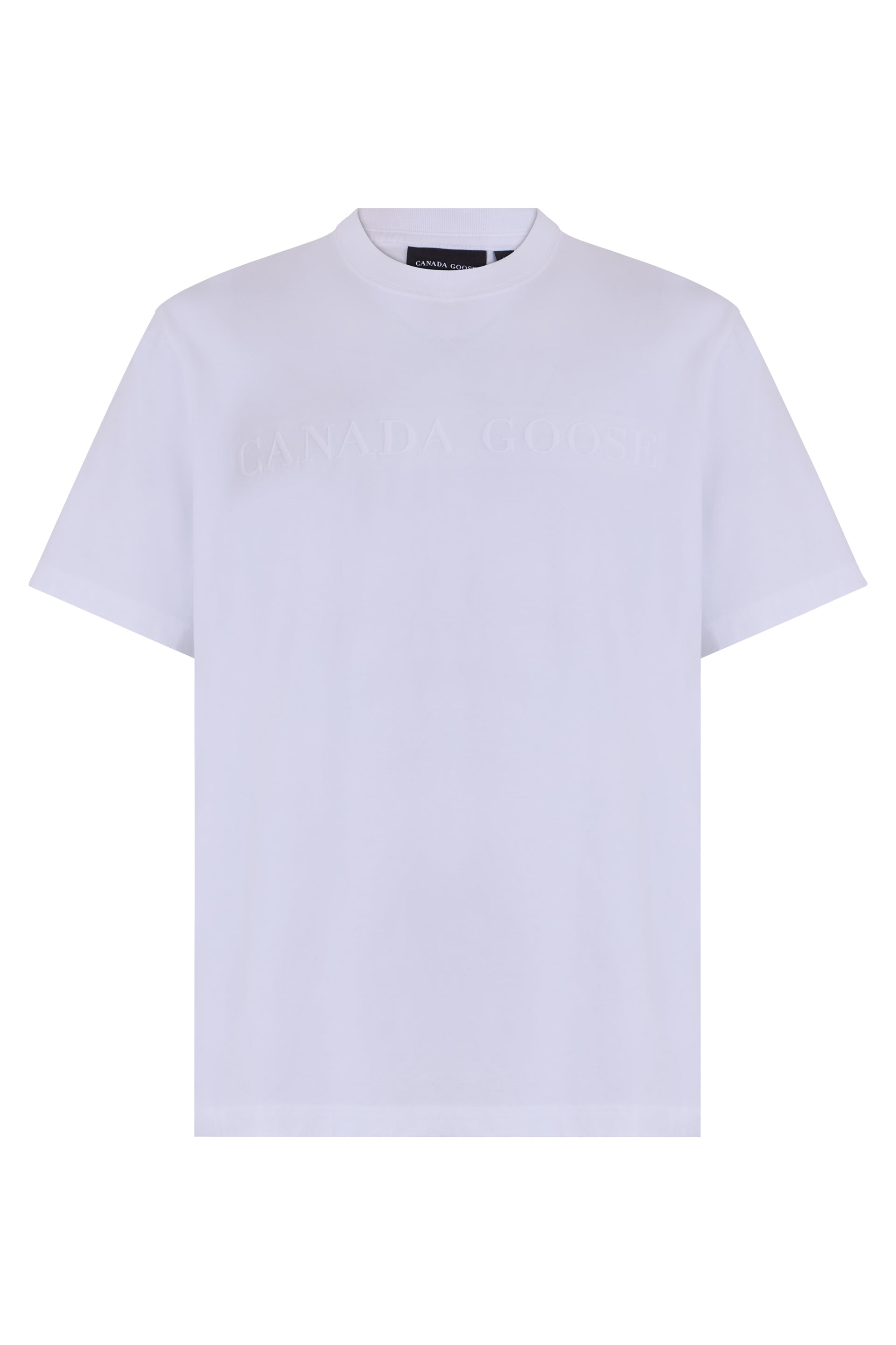 Canada Goose Embroidered Logo Cotton T-Shirt — White by Canada Goose