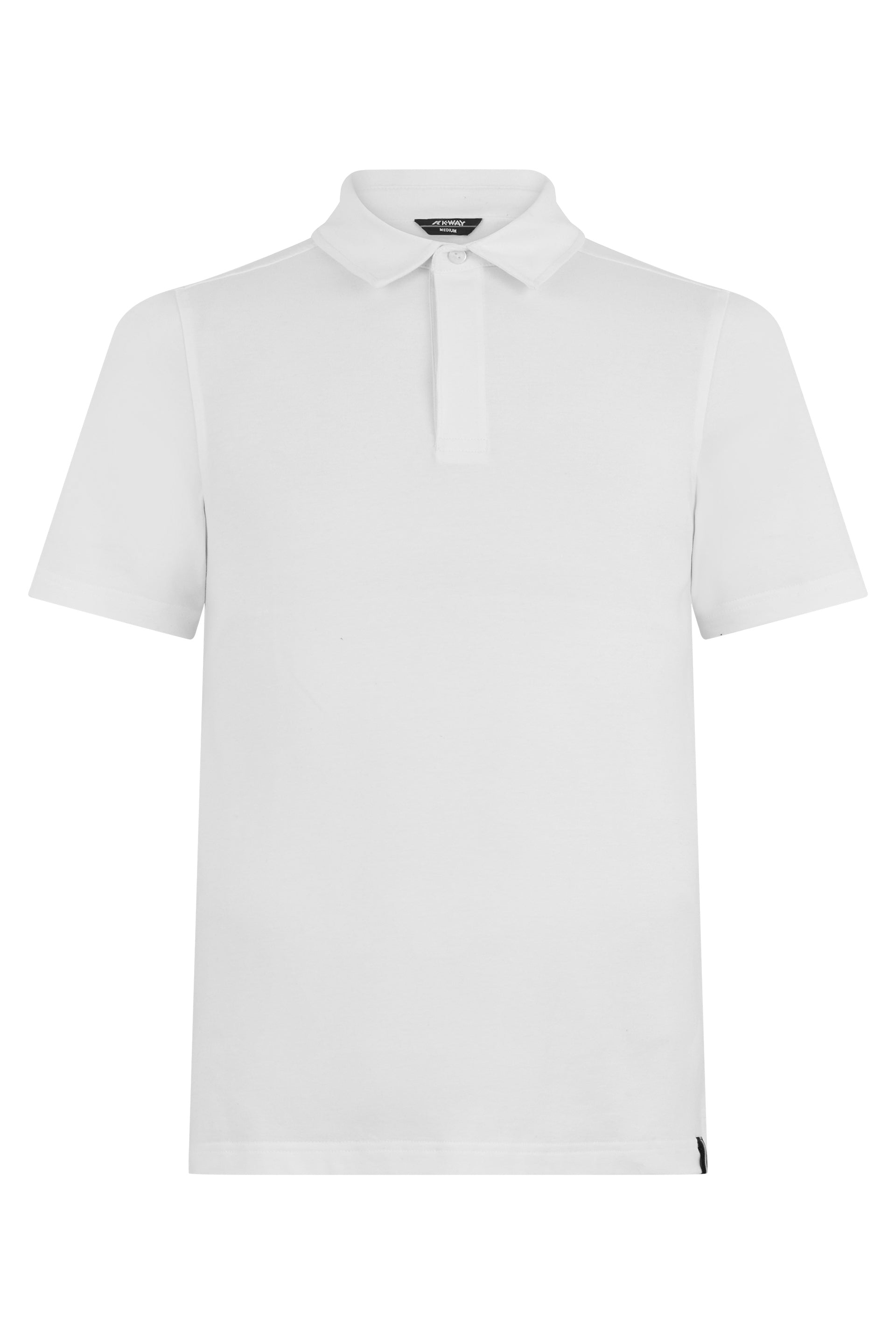 K-Way Cotton Polo — White by K-Way