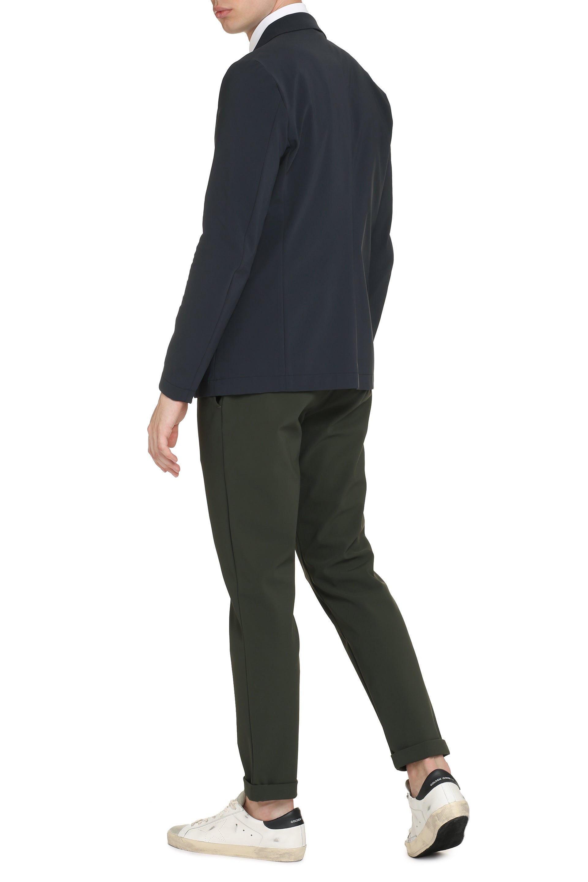 The Alphabet Single-Breasted Two-Button Blazer — Anthracite, view 4