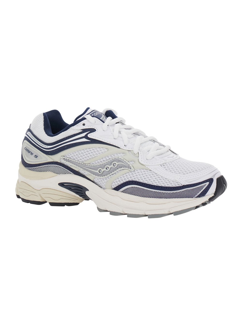 Saucony Omni 9 Elevate Sneakers — White, view 2