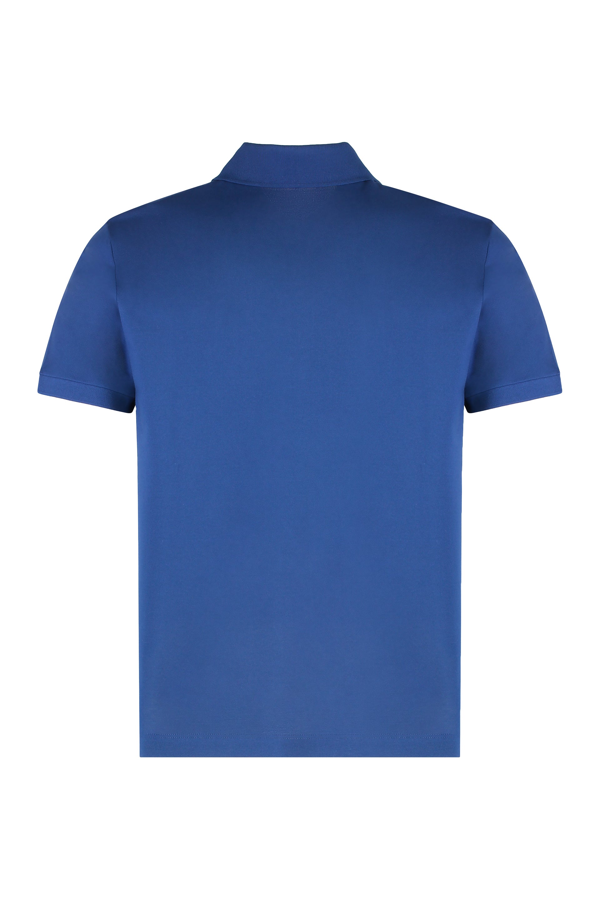 Paul & Shark Cotton Piqué Polo Shirt — Blue, view 2