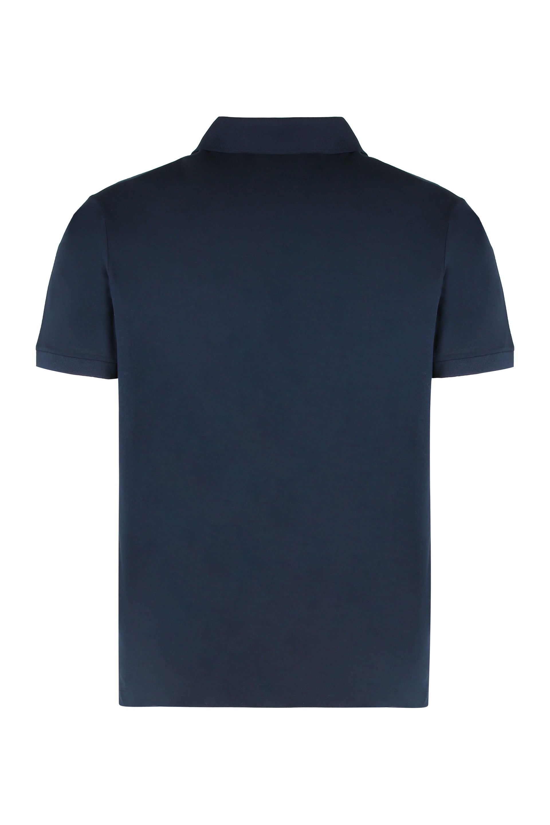 Paul & Shark Cotton Piqué Polo Shirt — Blue, view 2