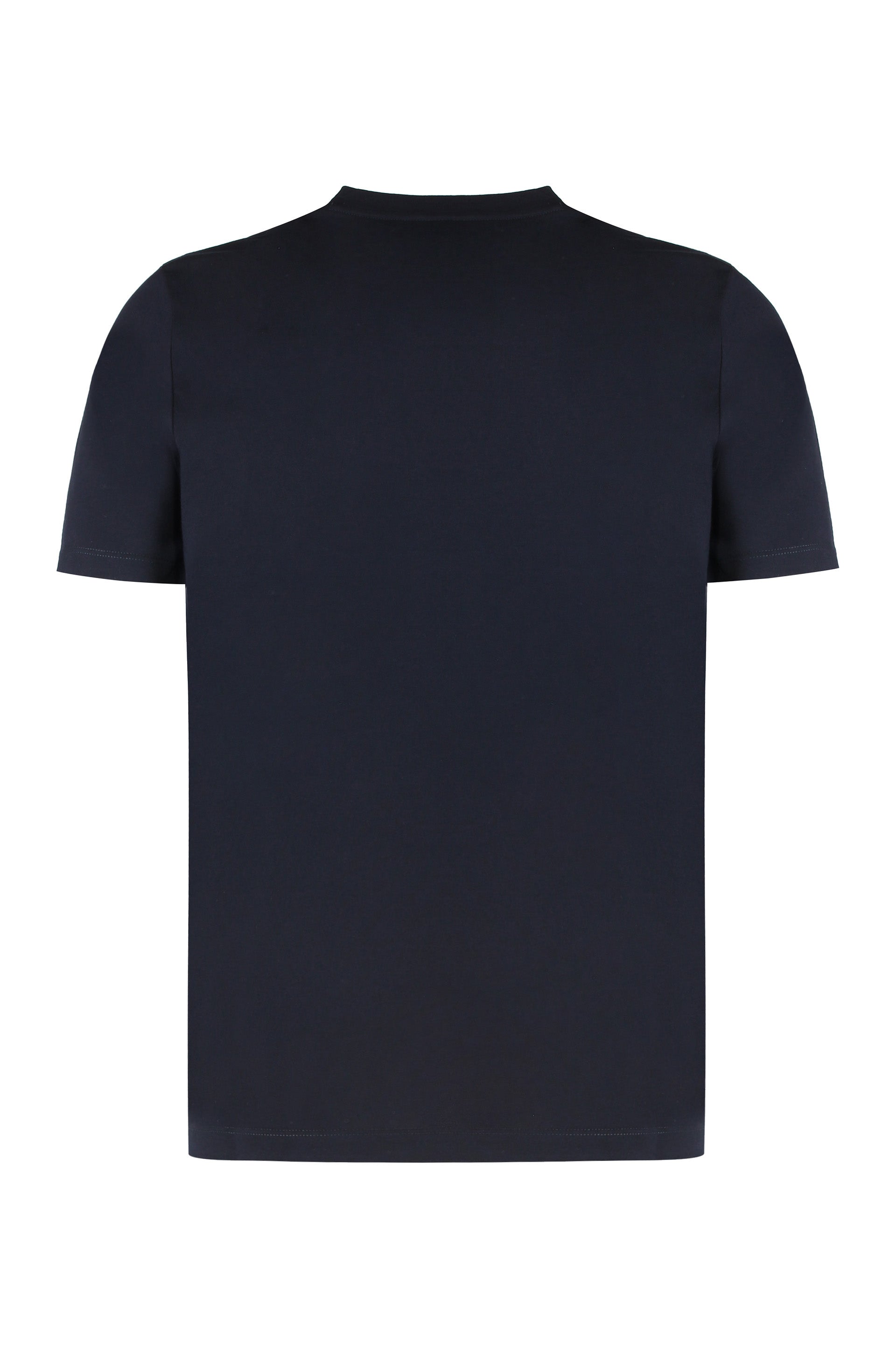 Paul & Shark Cotton Crew-Neck T-Shirt — Navy, view 2