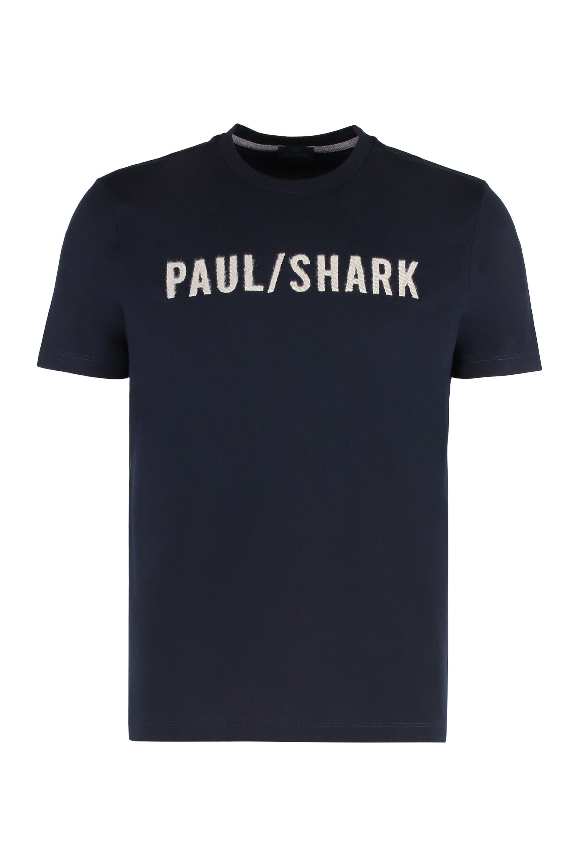 Paul & Shark Logo-Embroidered Cotton Jersey T-Shirt — Navy by Paul & Shark