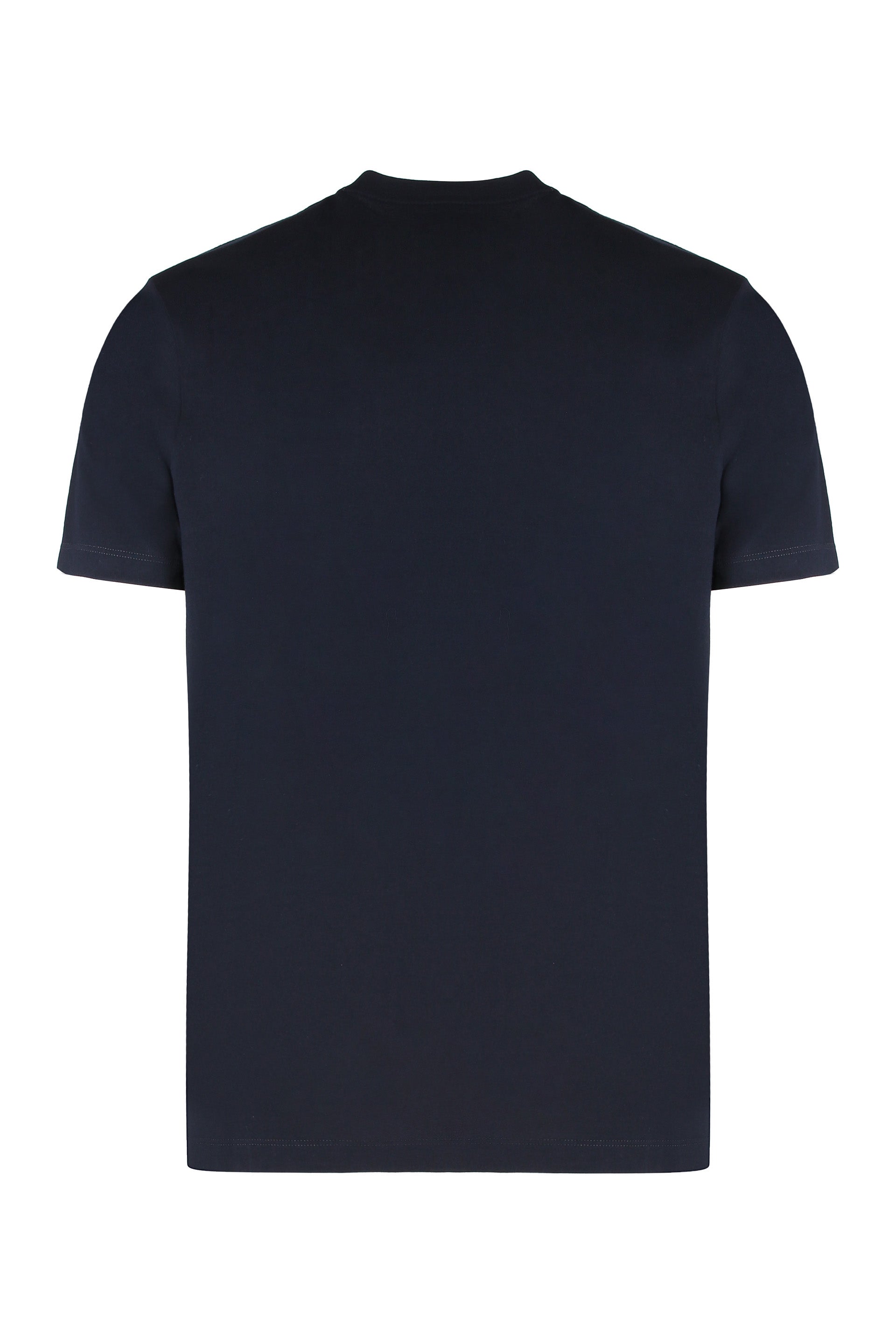 Paul & Shark Logo-Embroidered Cotton Jersey T-Shirt — Navy, view 2