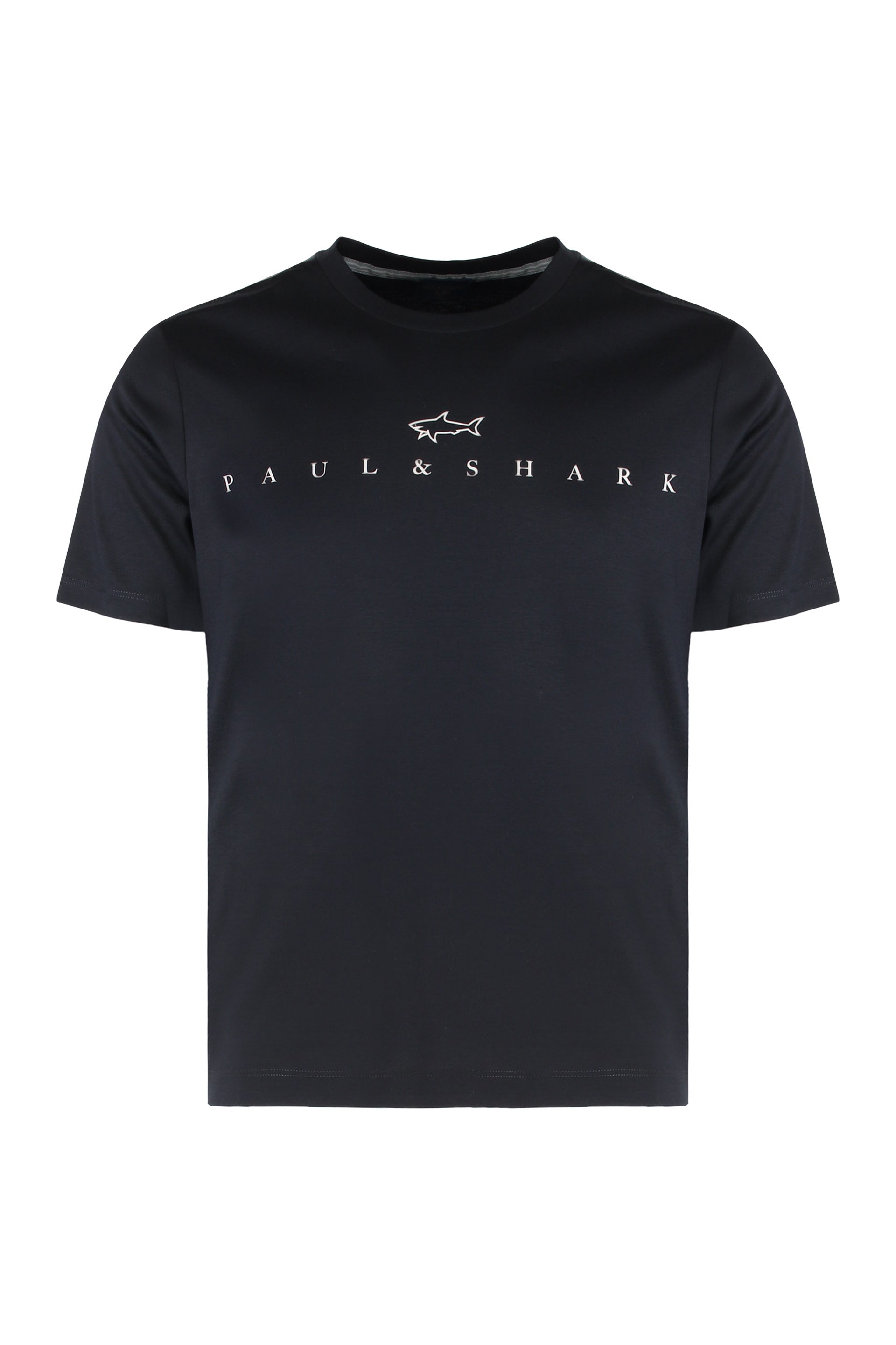 Paul & Shark Logo-Printed Cotton Jersey T-Shirt — Blue by Paul & Shark
