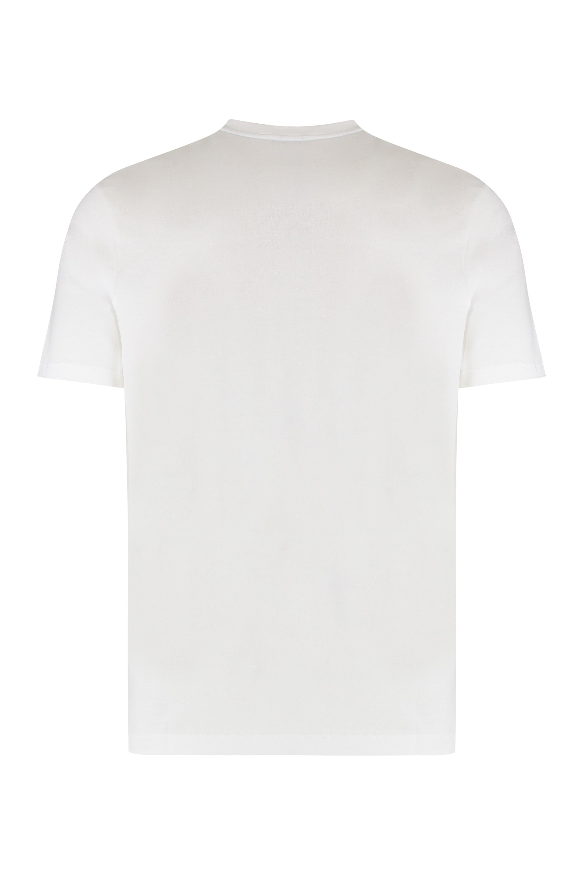 Paul & Shark Logo-Embroidered Cotton Jersey T-Shirt — White, view 2