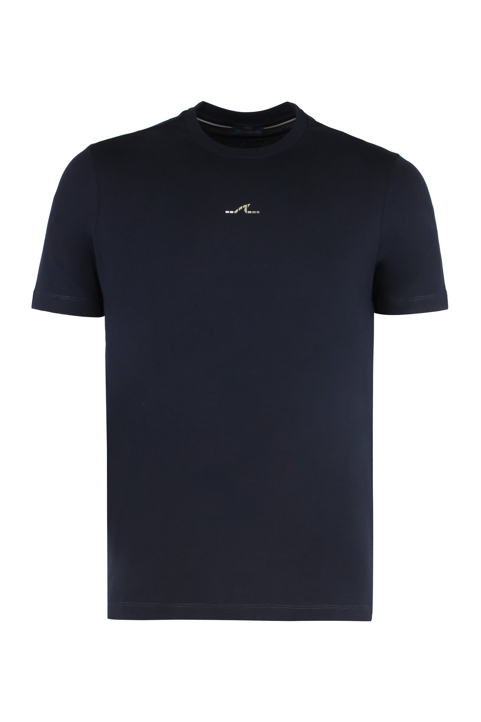 Paul & Shark Cotton Crew Neck T-Shirt — Navy by Paul & Shark
