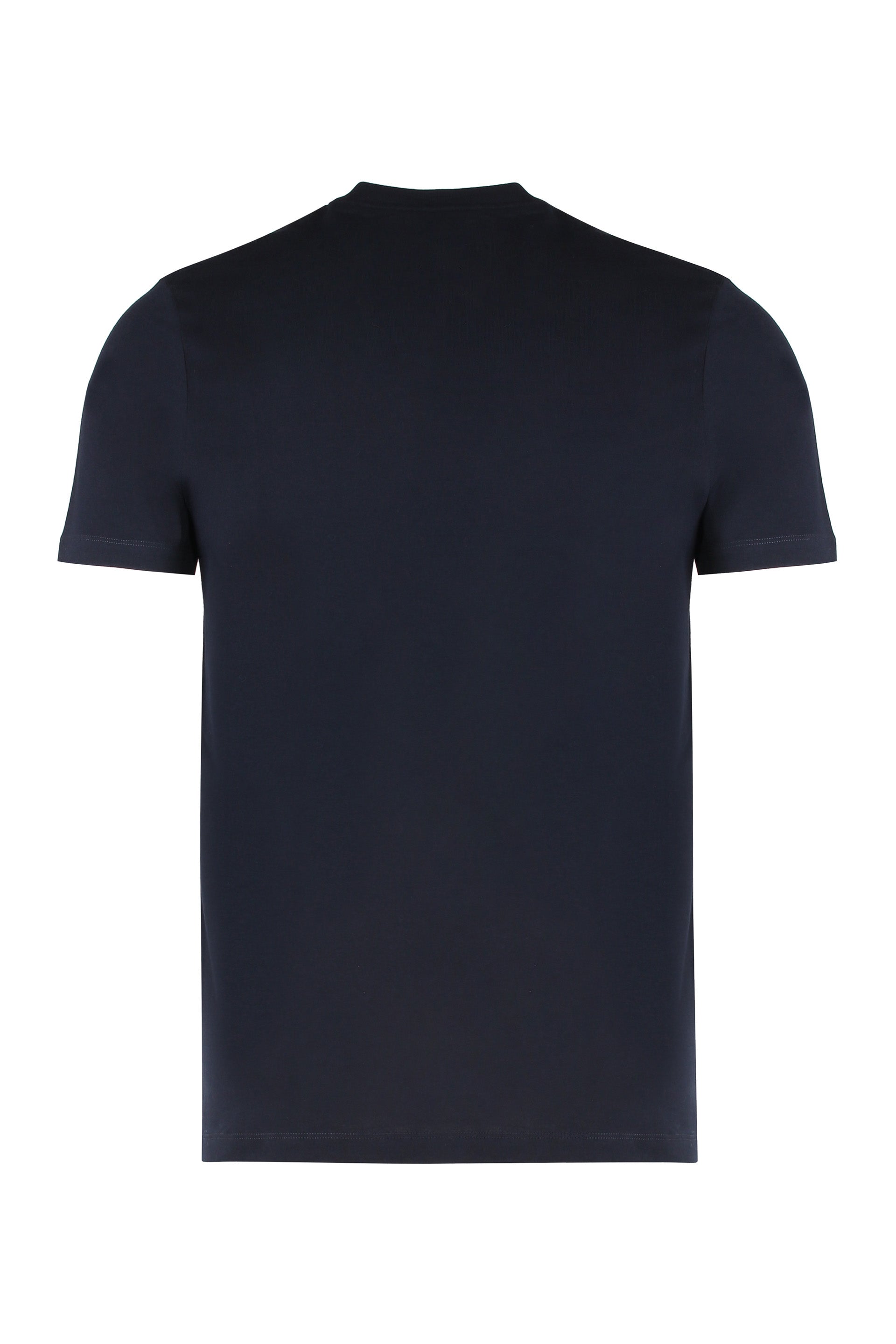 Paul & Shark Cotton Crew Neck T-Shirt — Navy, view 2