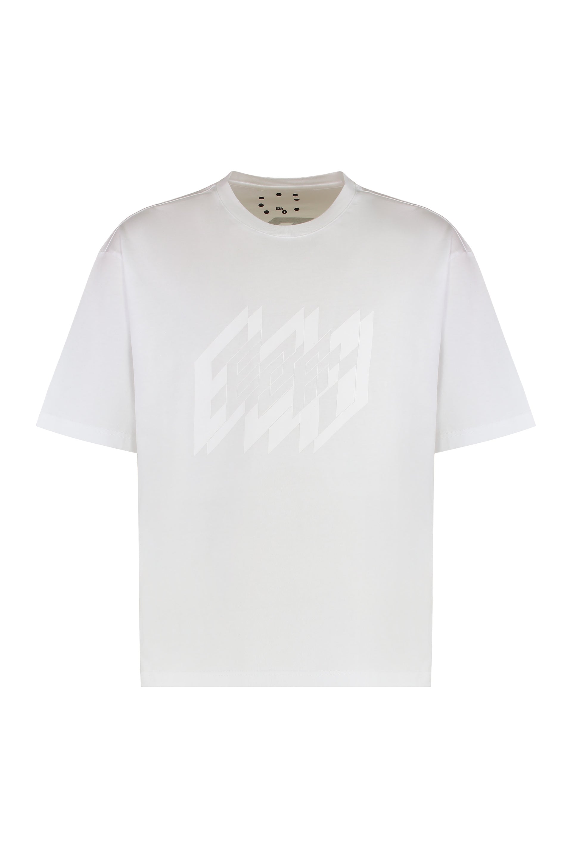 Ezr Crew-Neck Cotton T-Shirt — White by Ezr
