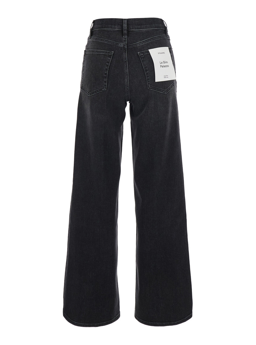 Frame Le Slim Jeans — Black, view 2