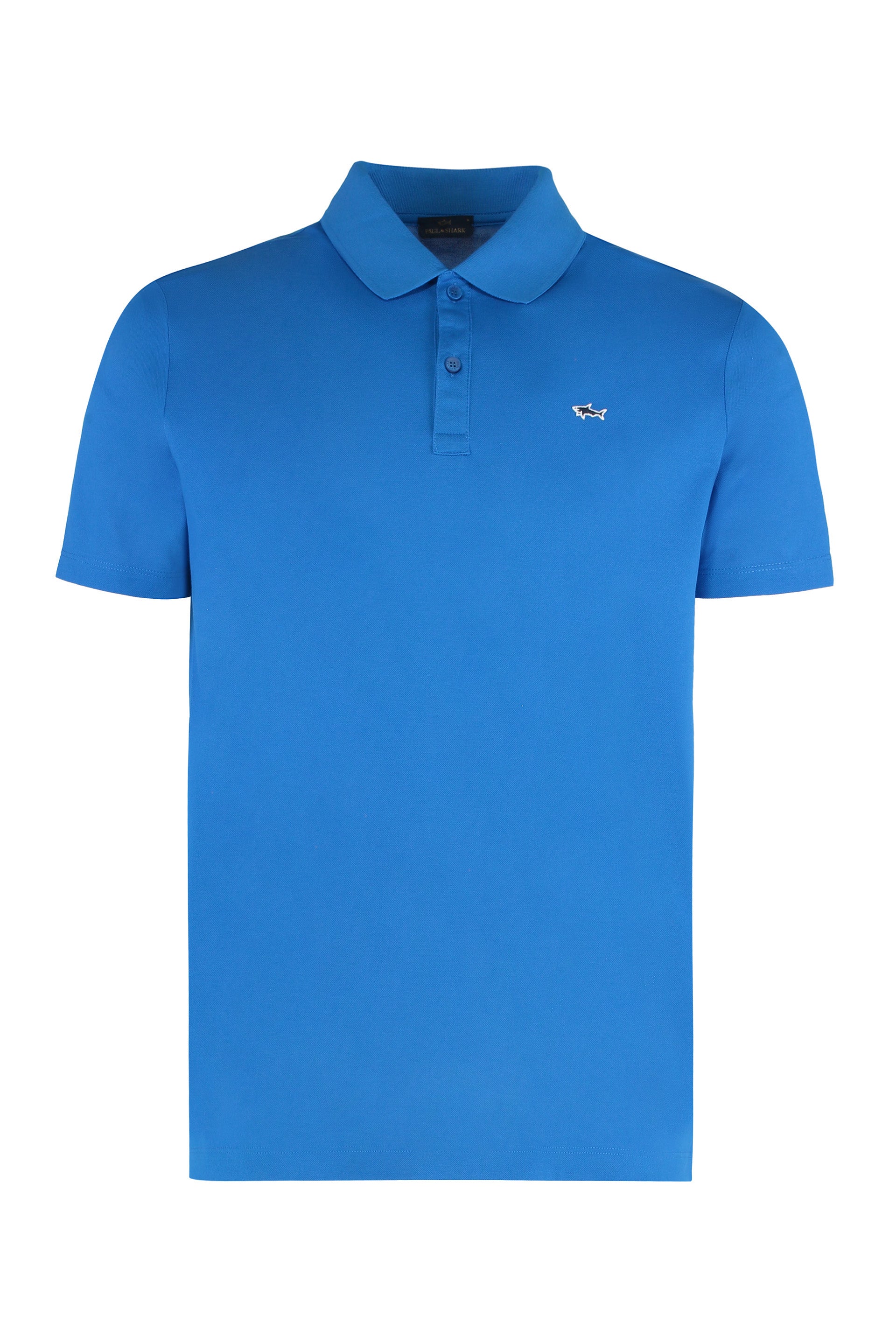 Paul & Shark Cotton Piqué Polo — Blue by Paul & Shark