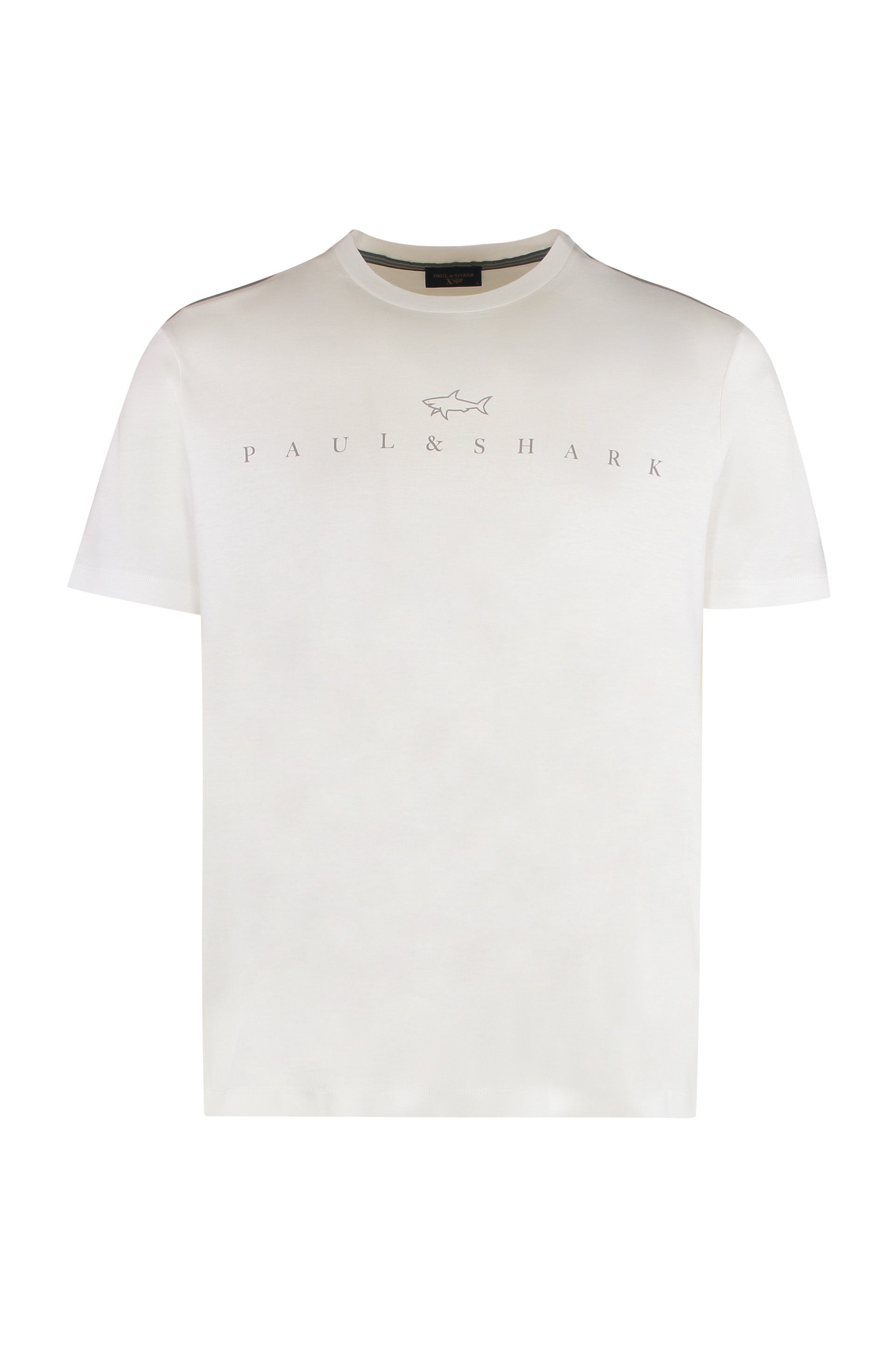 Paul & Shark Logo-Print Cotton Jersey T-Shirt — White by Paul & Shark