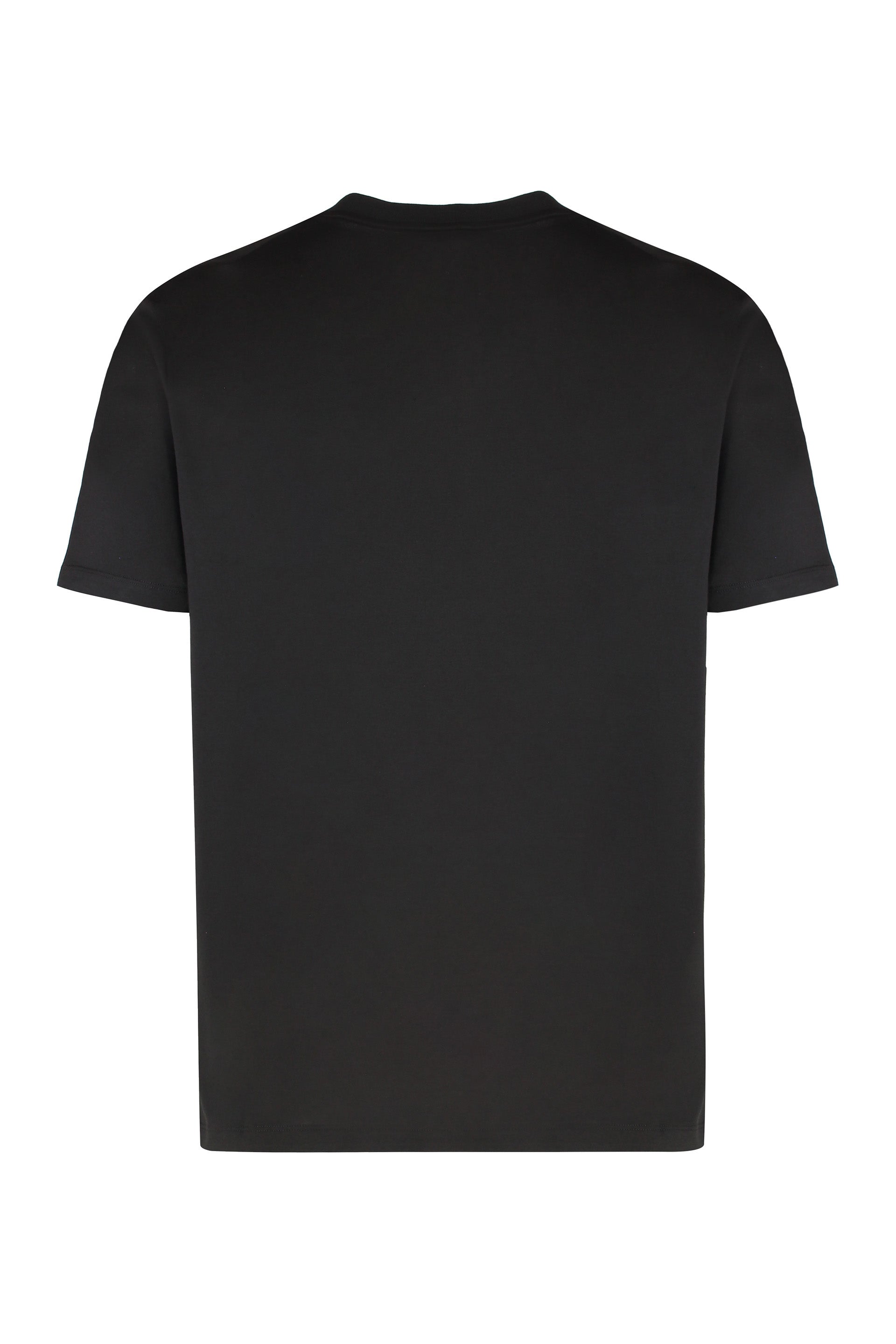Paul & Shark Logo-Embroidered Cotton Jersey T-Shirt — Black, view 2