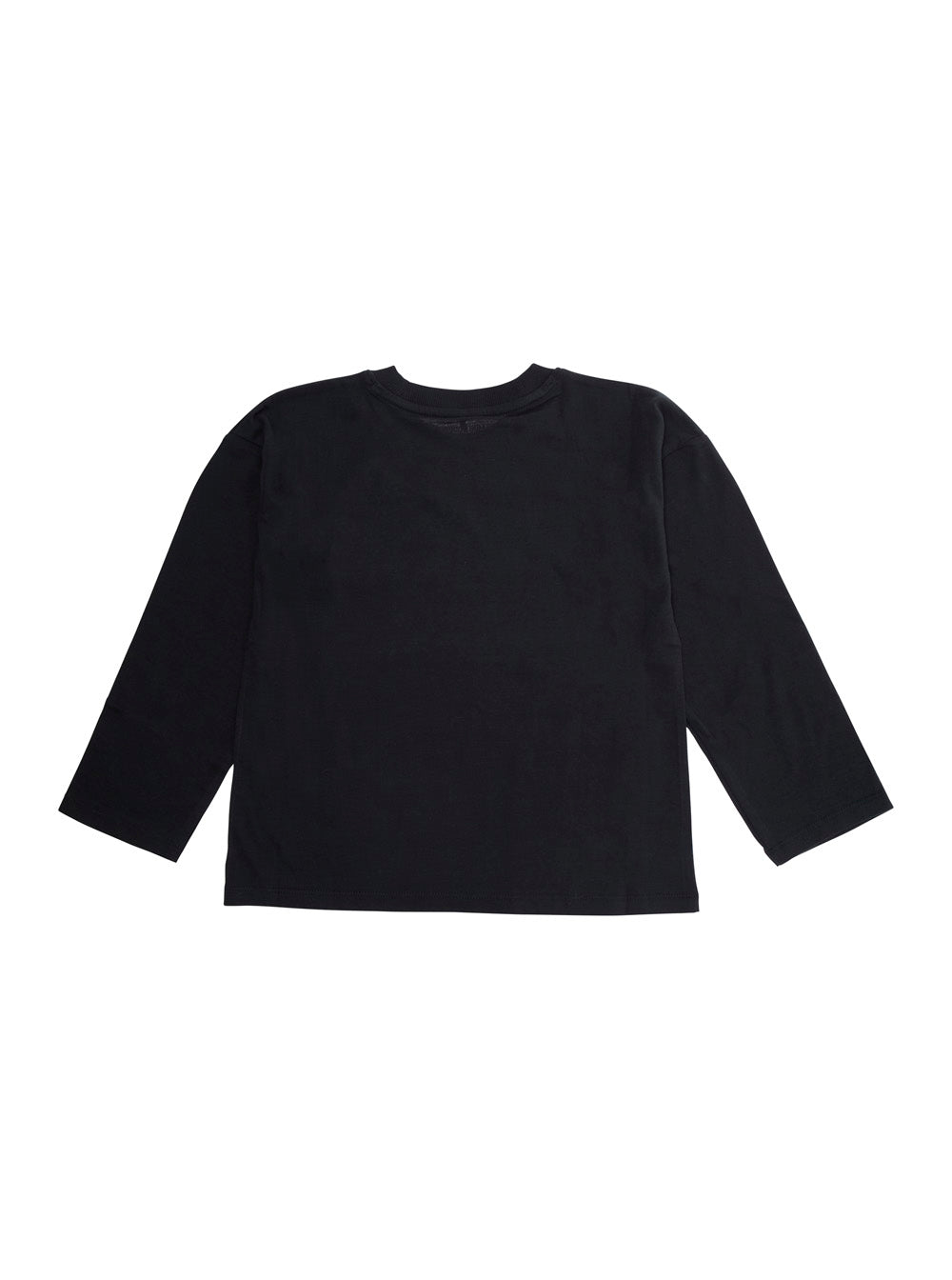 Mini Rodini Logo-Embroidered T-Shirt — Black, view 2