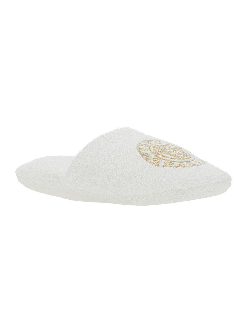 Versace Home Tech Fabric Slipper — White, view 2