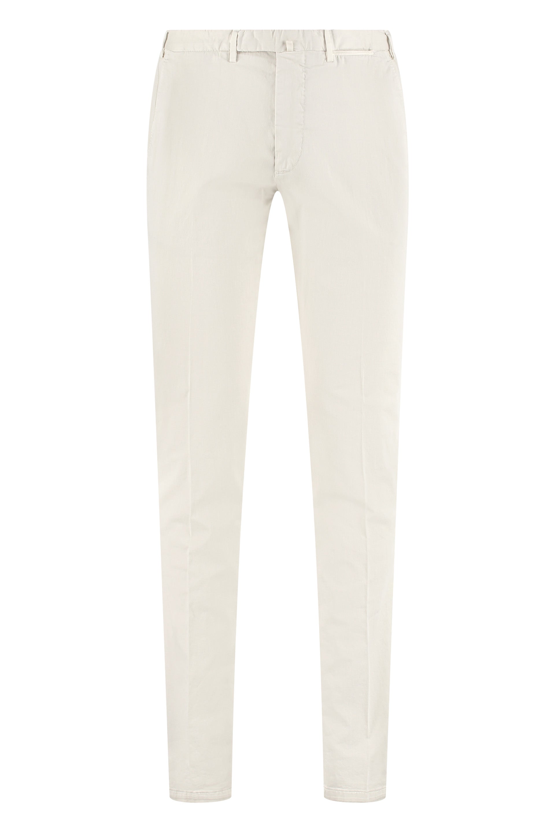The Alphabet Cotton Stretch Chinos — Cream by The Alphabet