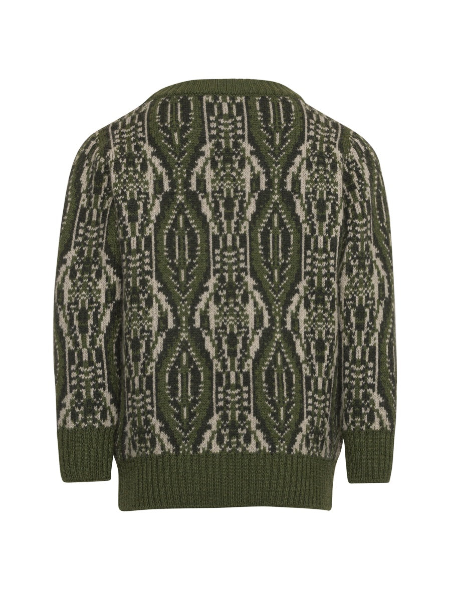 Etro Virgin Wool Blend Shirt — Green, view 2