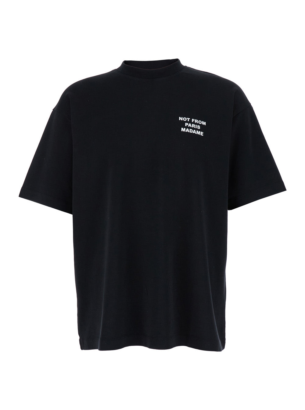 DrôLe De Monsieur Graphic Print Cotton T-Shirt — Black by Drole De Monsieur