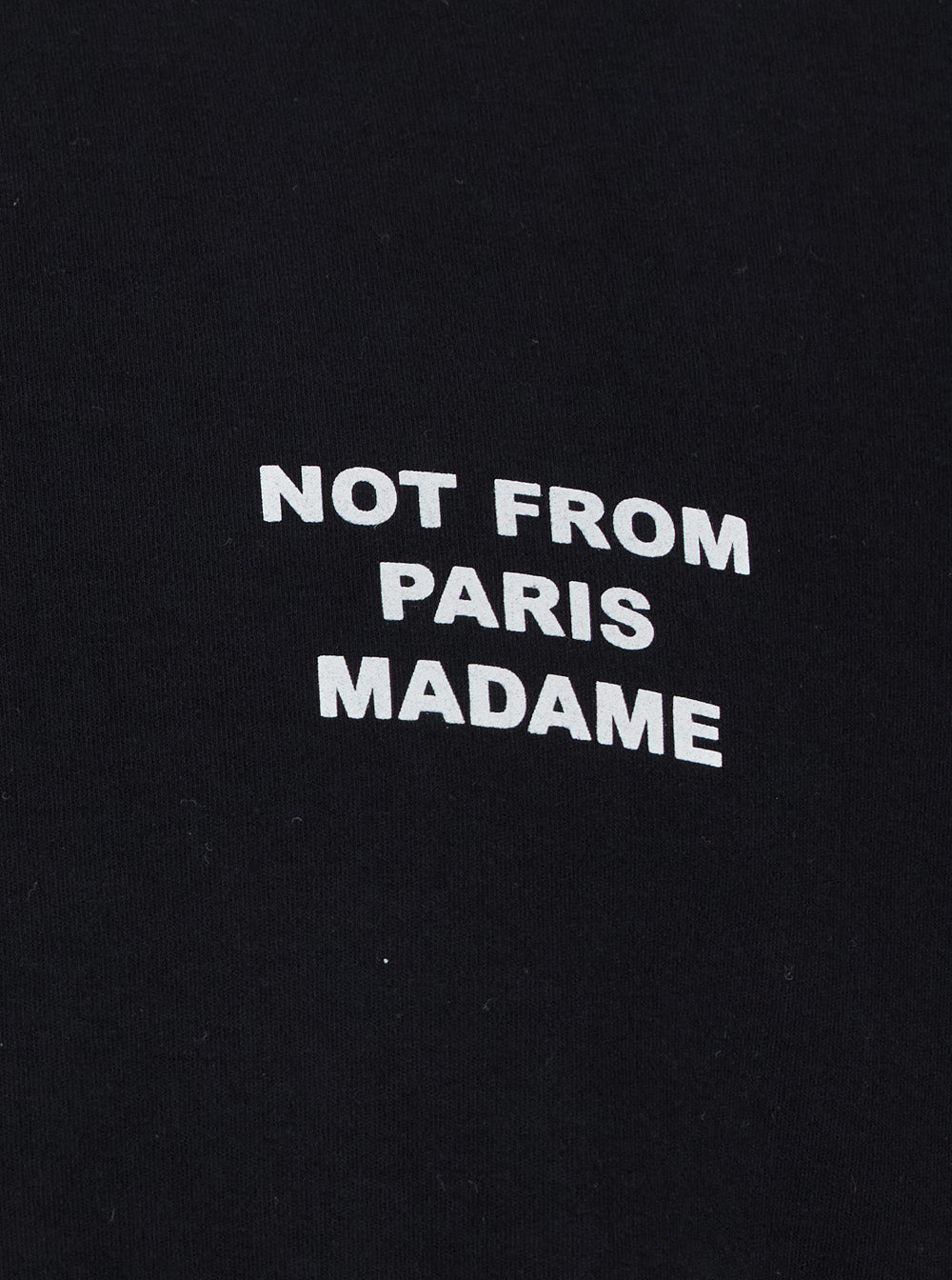 DrôLe De Monsieur Graphic Print Cotton T-Shirt — Black, view 3