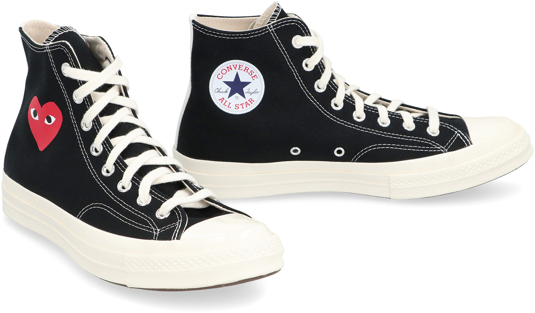 Comme Des GarçOns Play Chuck 70 Sneaker — Black, view 3