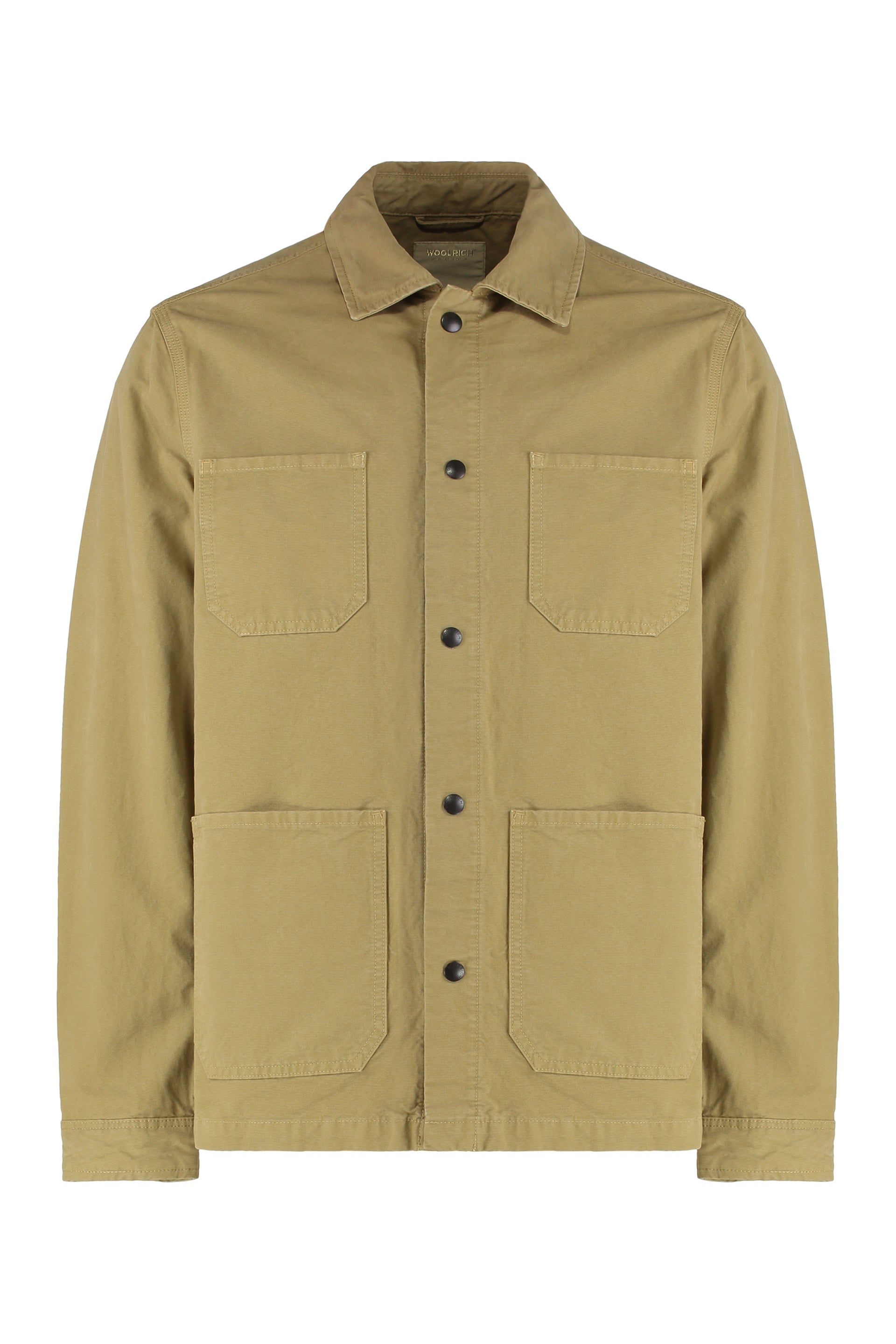 Woolrich Cotton Overshirt — Green by Woolrich