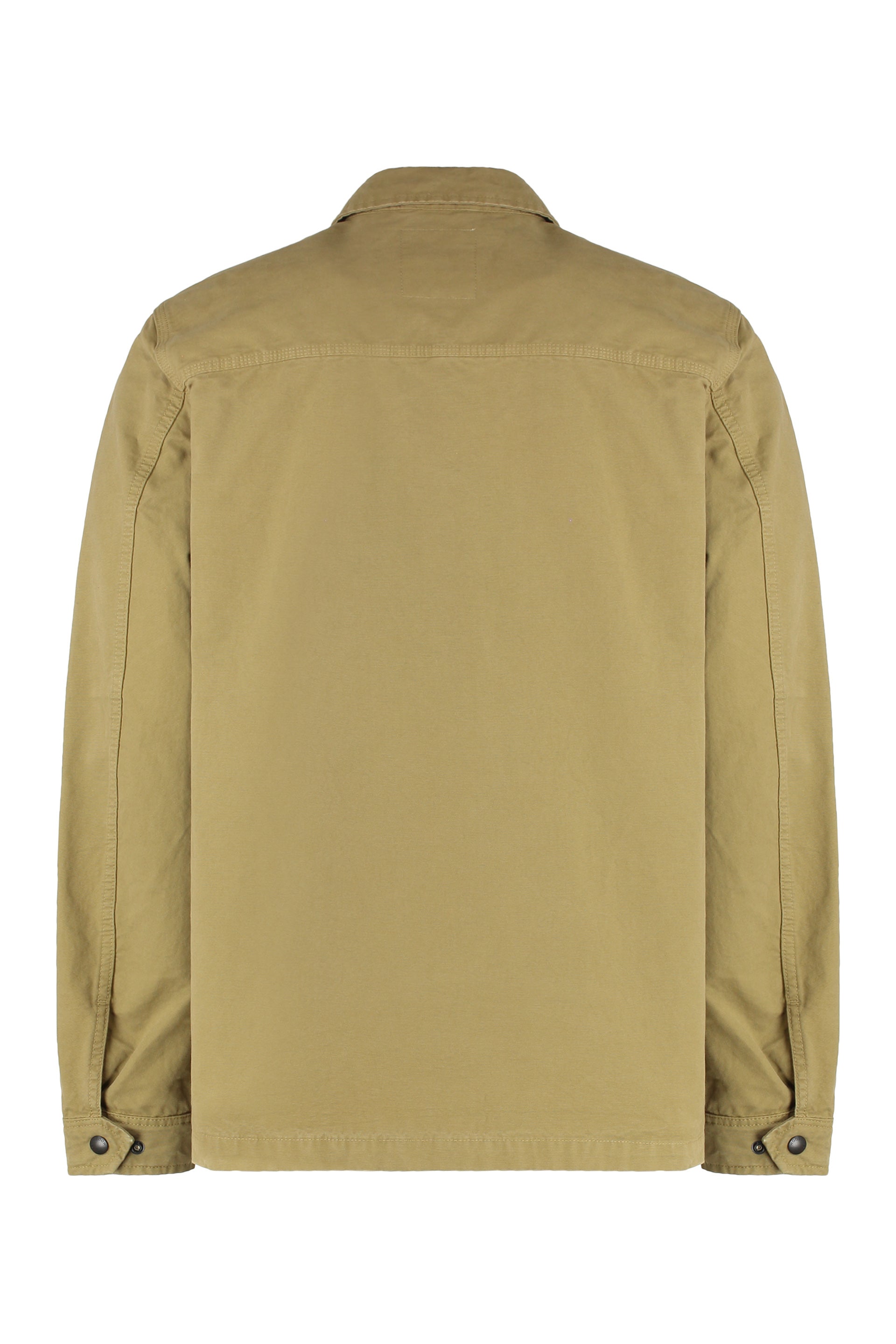 Woolrich Cotton Overshirt — Green, view 2