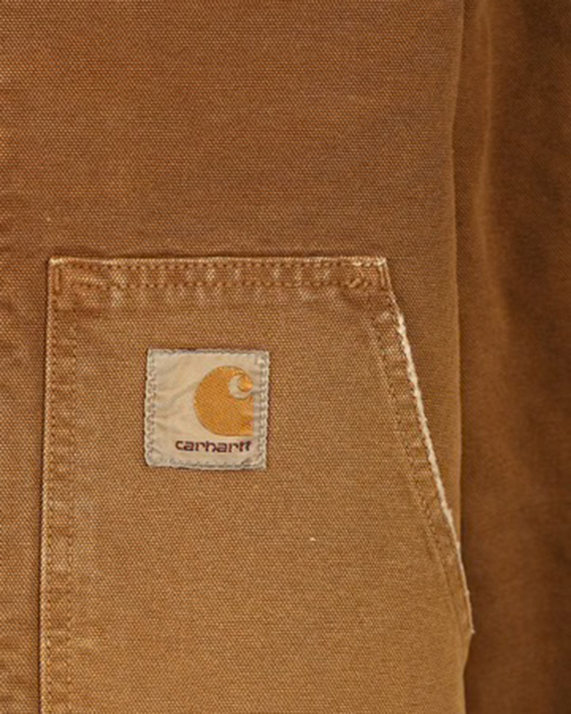 Carhartt Wip Heavy Dearborn Canvas Jacket — Brown, view 3