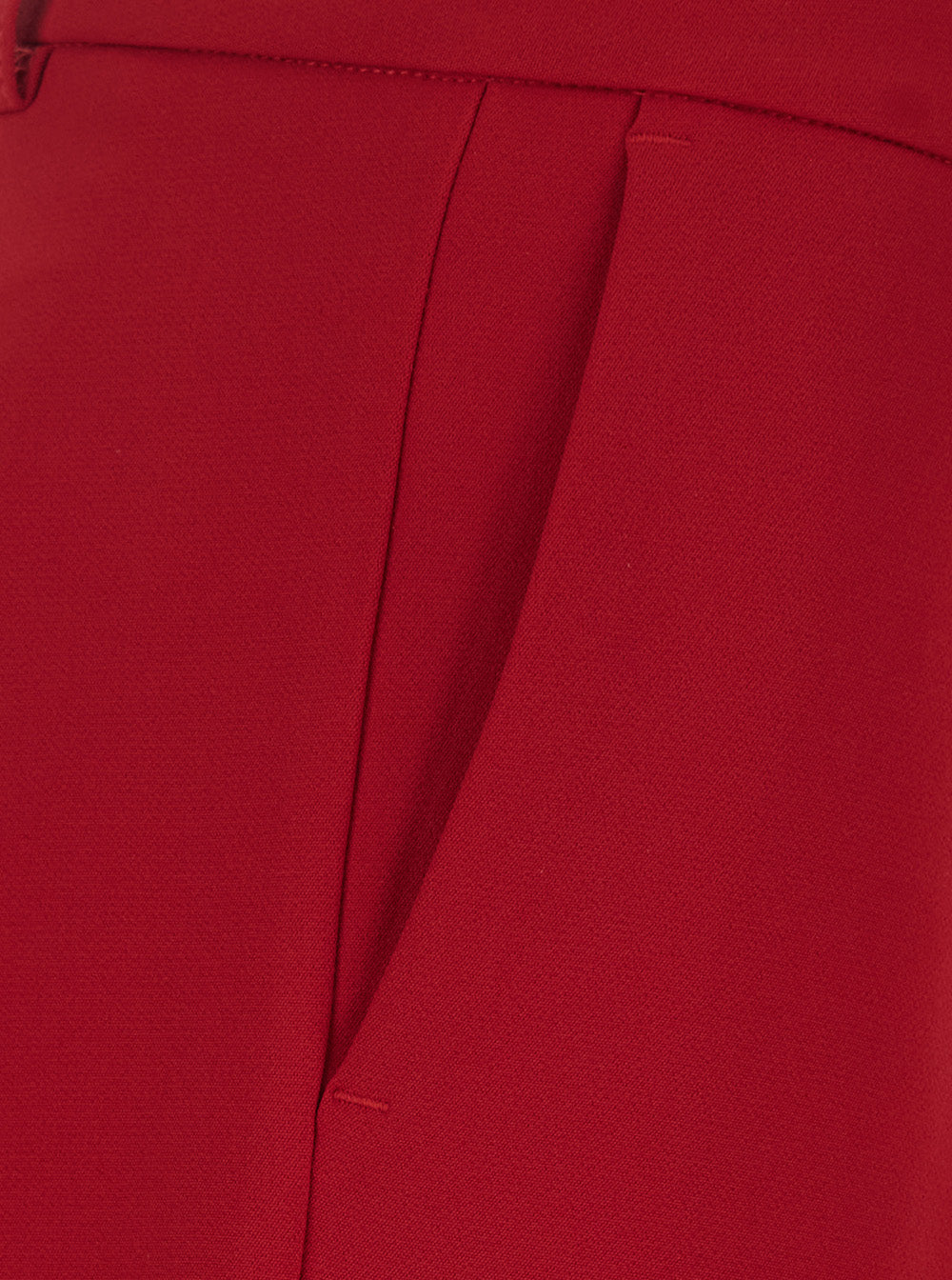 Leplain High-Waist Trousers — Red, view 3