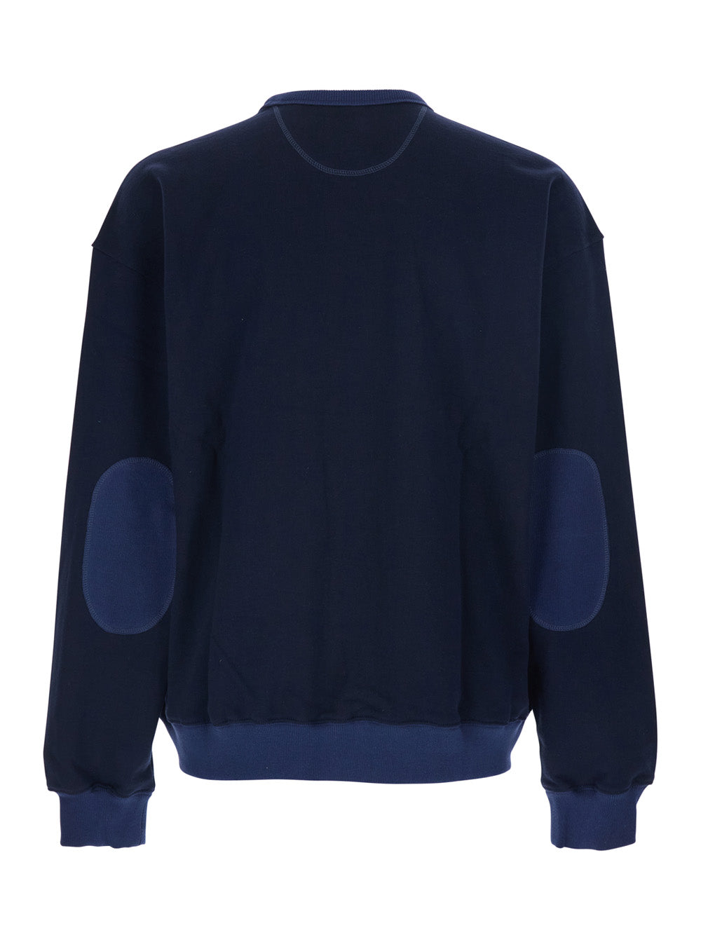 After Pray Logo-Embroidered Cotton Sweatshirt — Navy, view 2