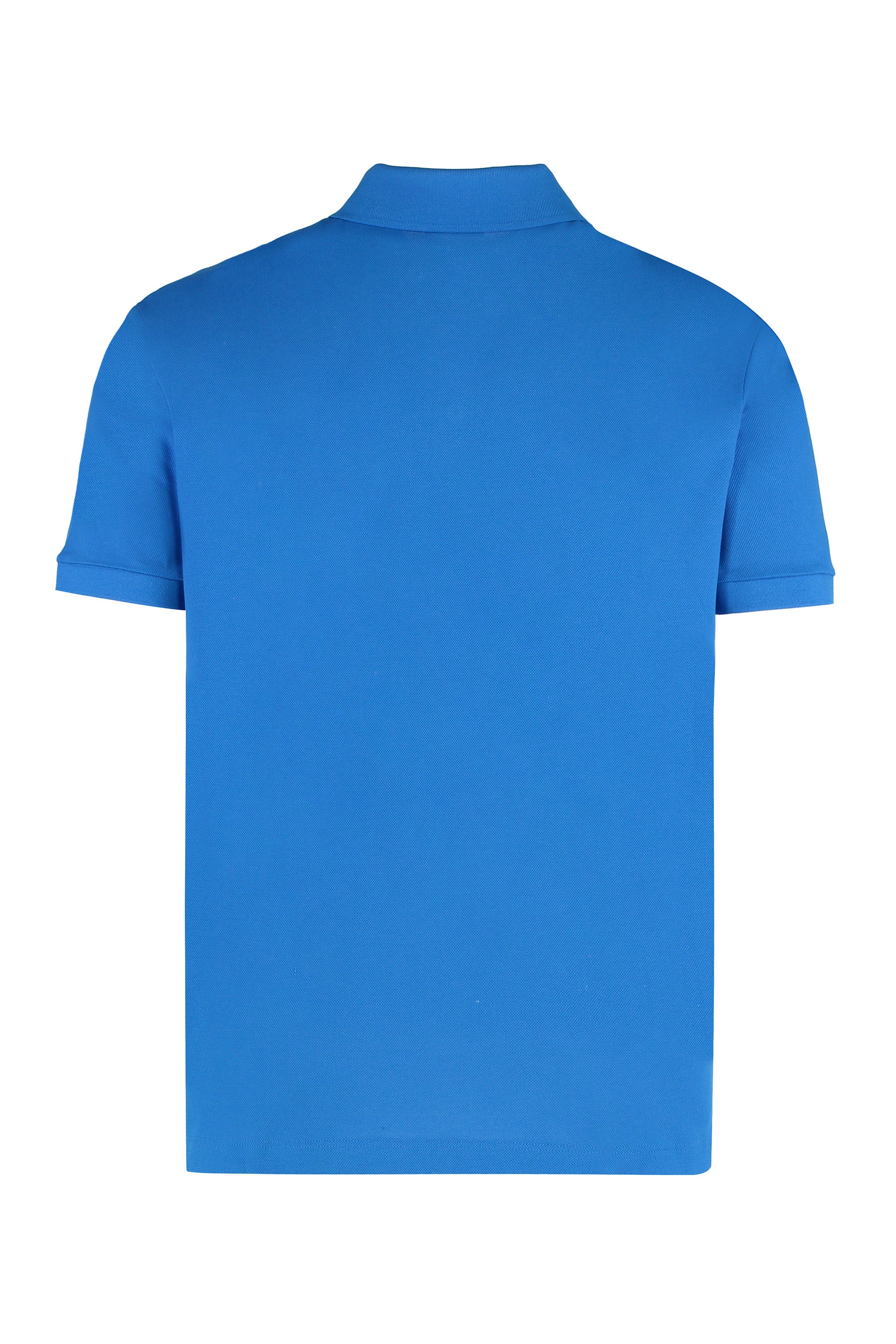 Paul & Shark Cotton Piqué Polo Shirt — Blue, view 2