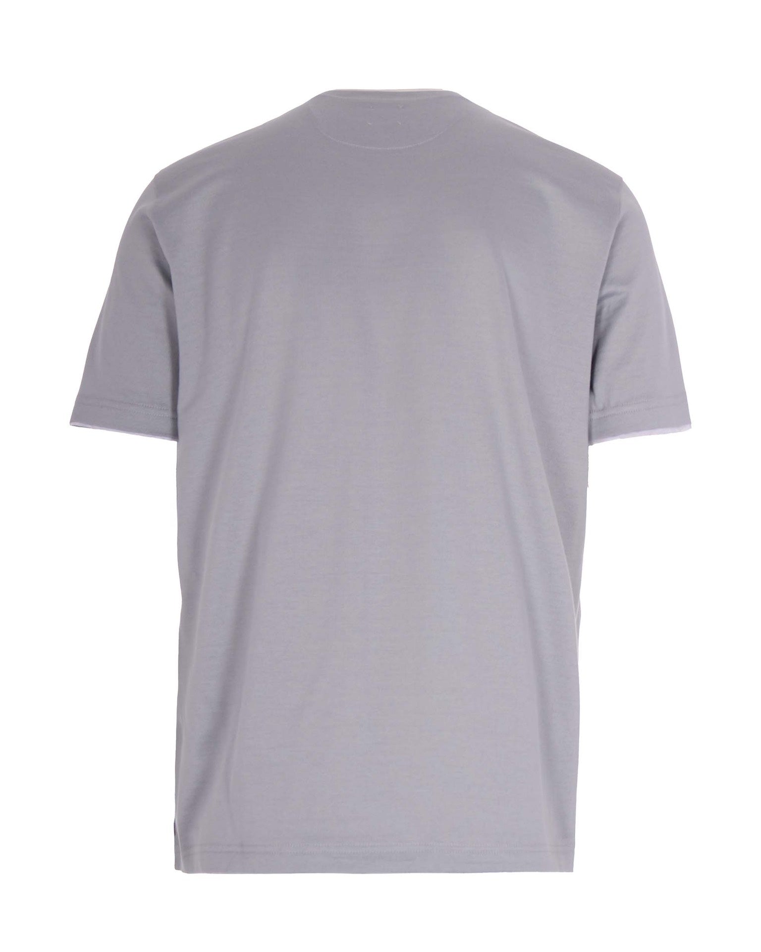 Eleventy Cotton Crew-Neck T-Shirt — Gray, view 2