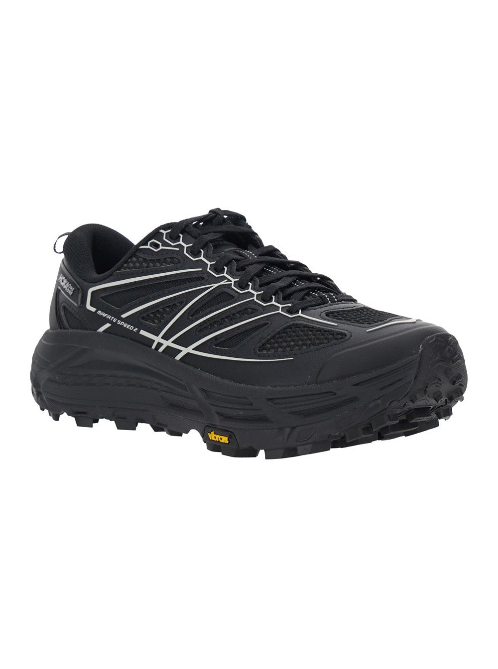 Hoka Mafate Speed Sneaker — Black, view 2
