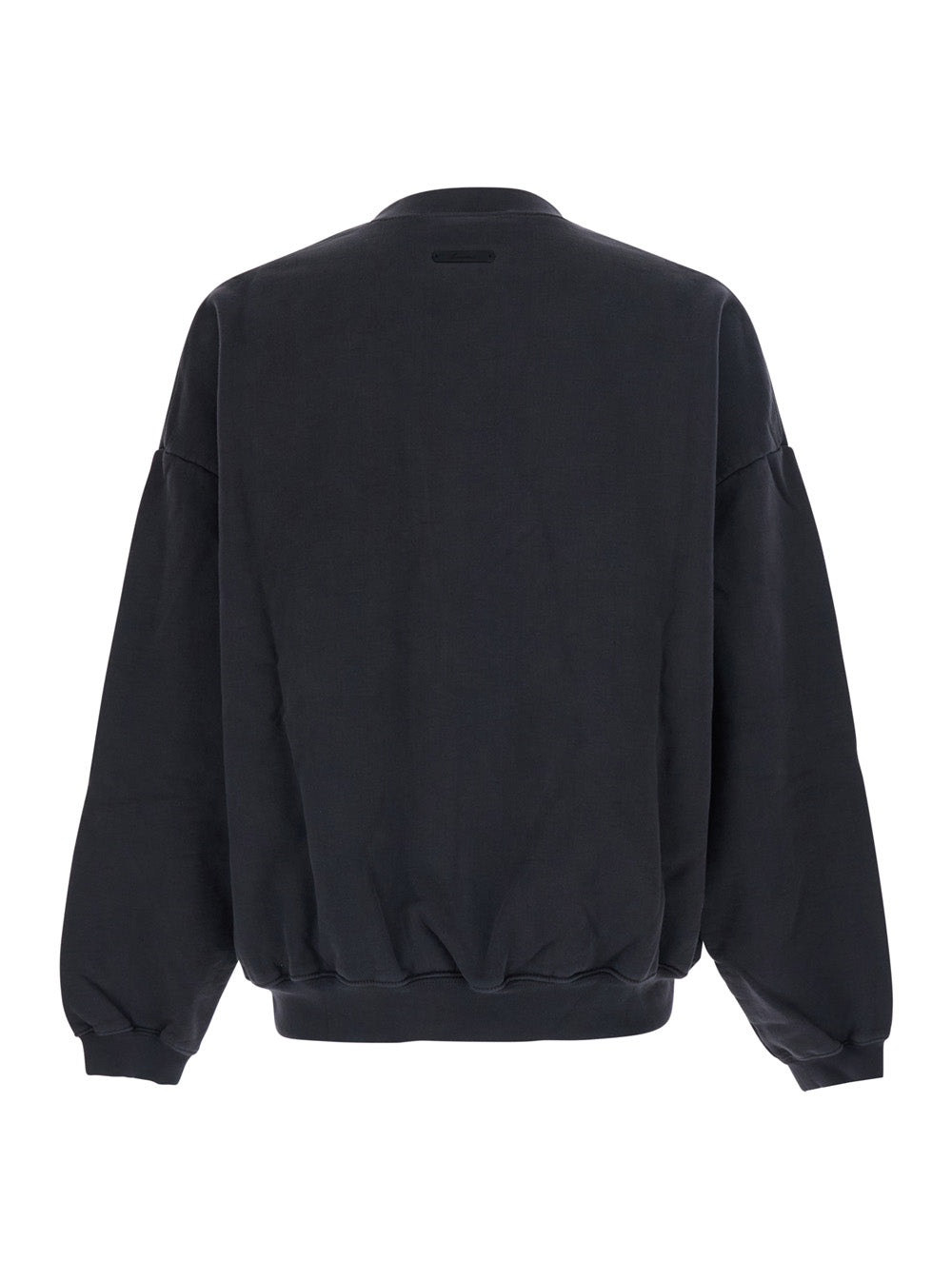 Fear Of God Logo-Print Crewneck Sweatshirt — Black, view 2