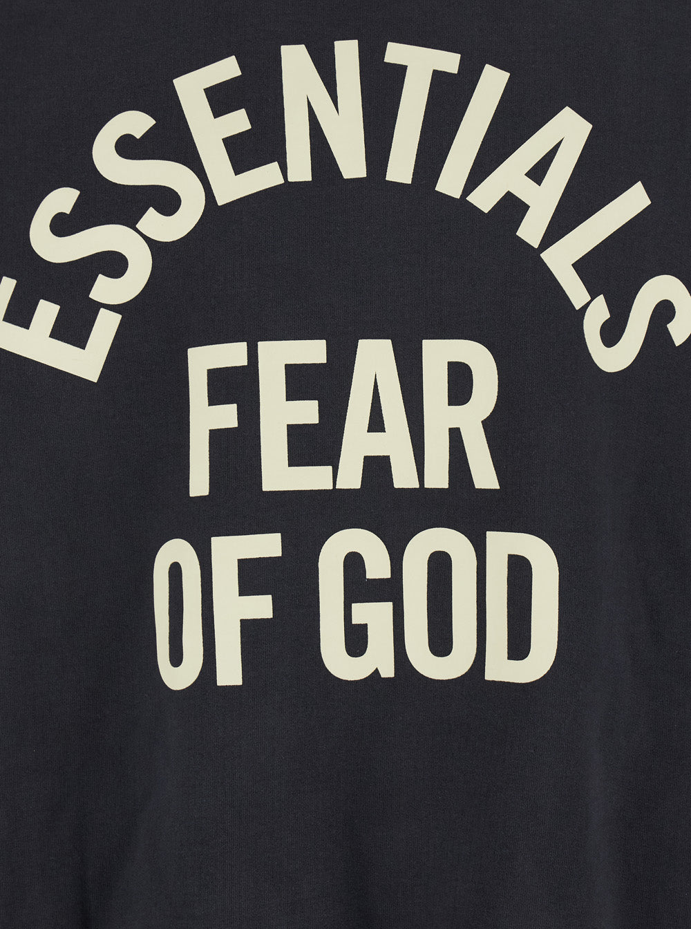 Fear Of God Logo-Print Crewneck Sweatshirt — Black, view 3