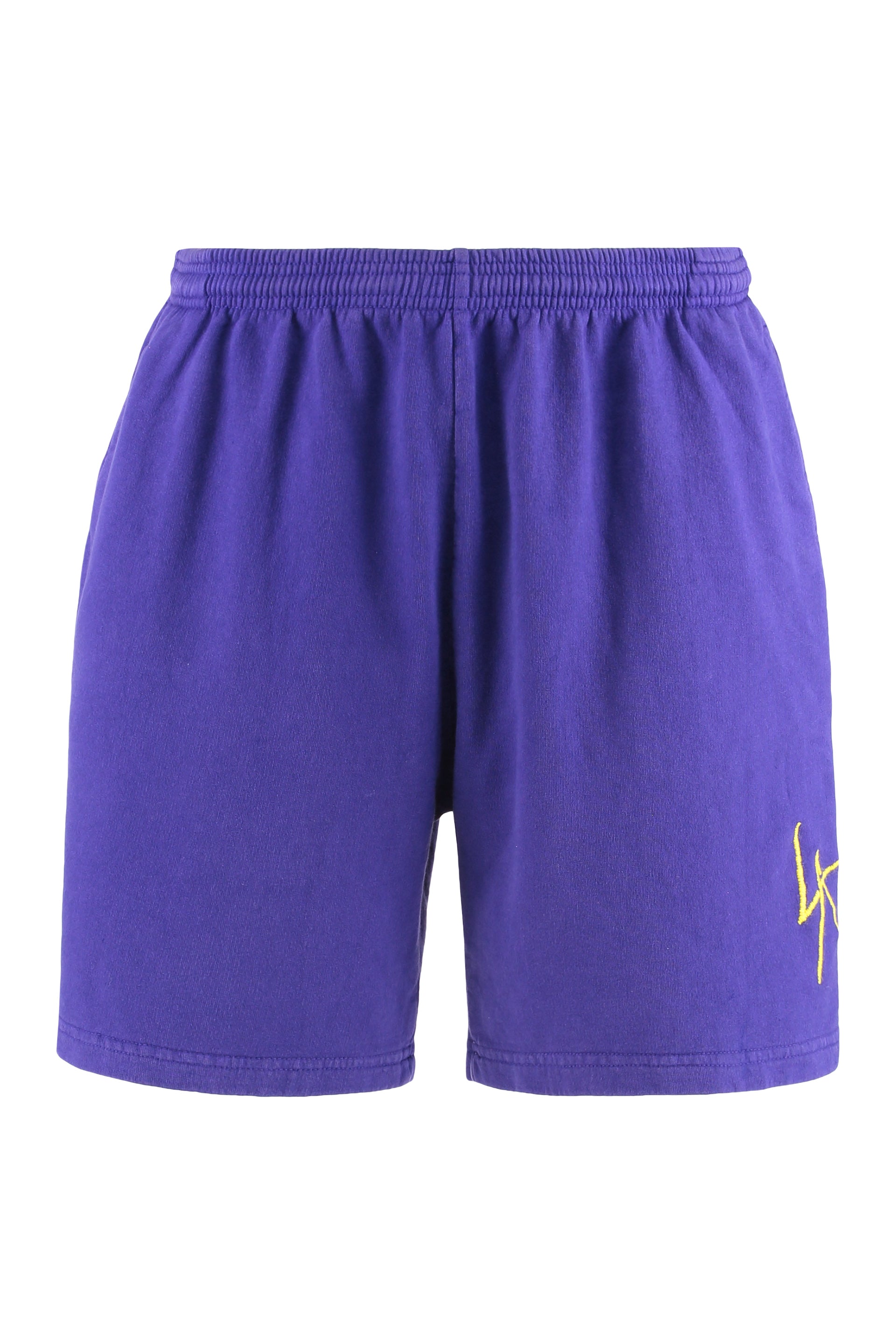 Local Authority 100% Cotton Bermuda Shorts — Purple by Local Authority