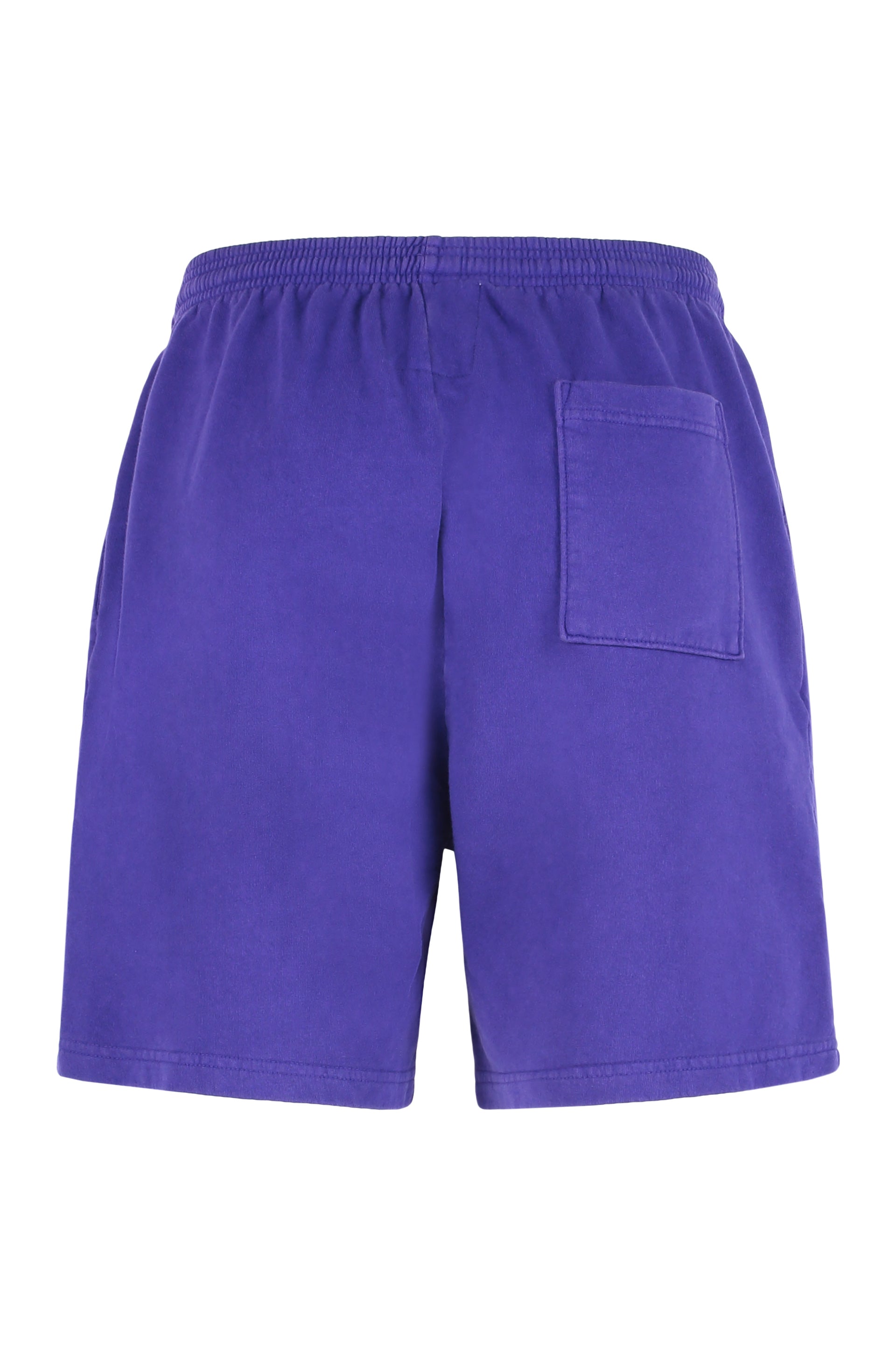 Local Authority 100% Cotton Bermuda Shorts — Purple, view 2