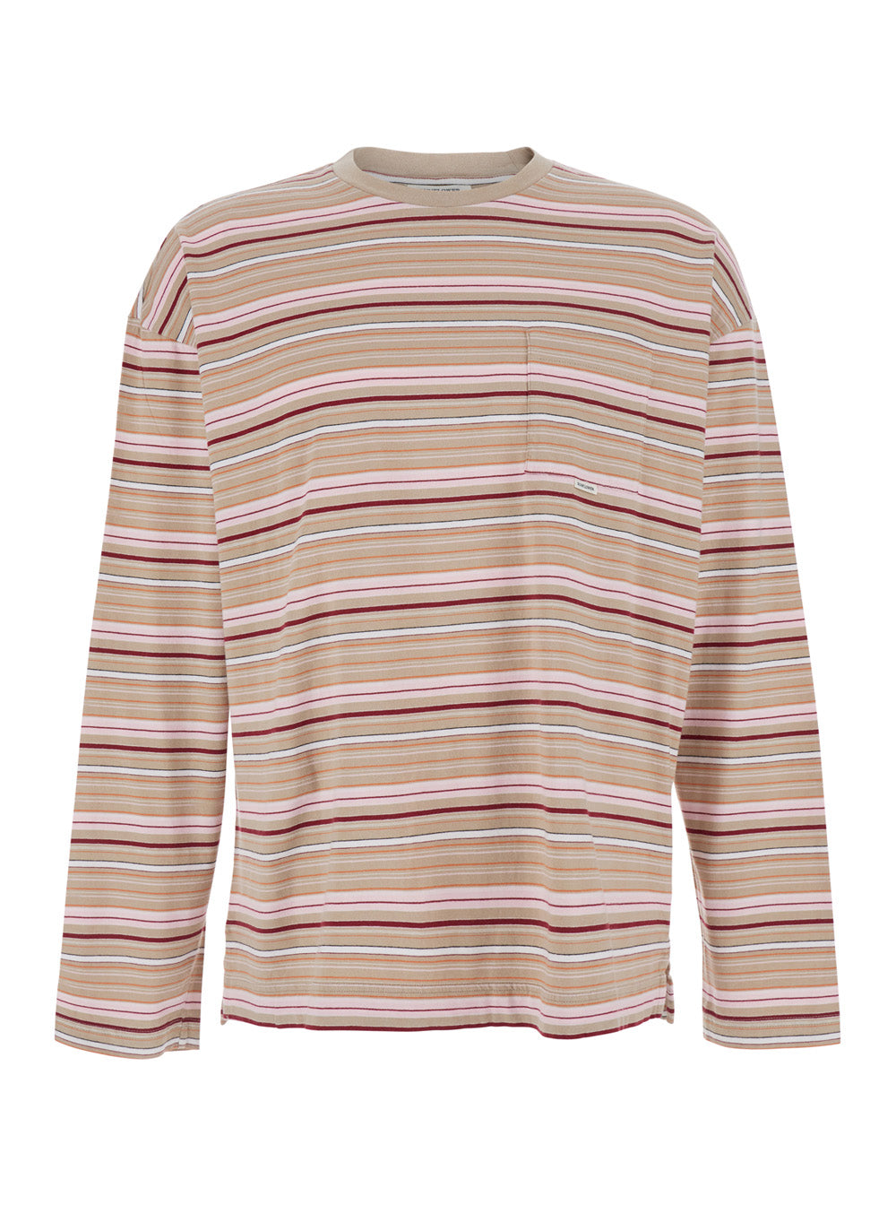 Sunflower Striped Long-Sleeve T-Shirt — Beige by Sunflower