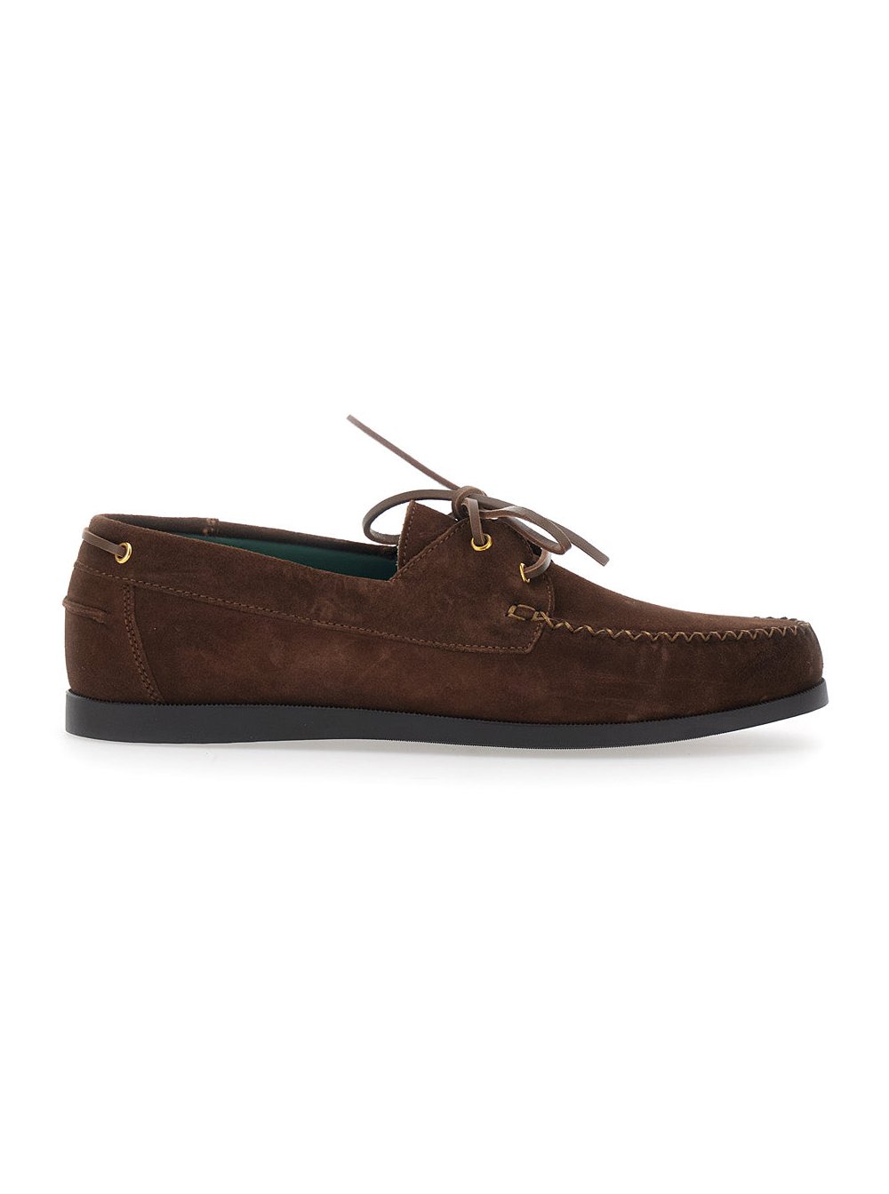 Vinny'S Suede Boat Shoe Loafer — Brown by Vinny'S
