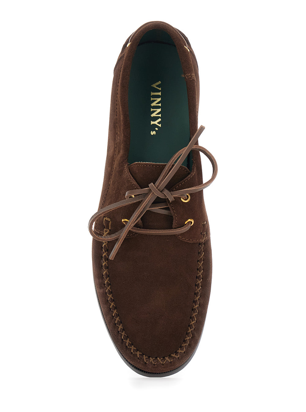 Vinny'S Suede Boat Shoe Loafer — Brown, view 4