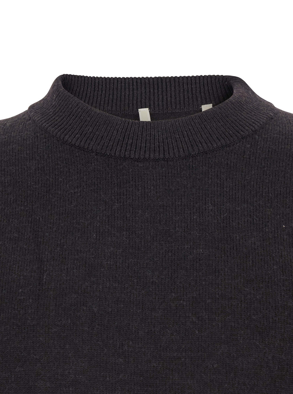 Sunflower Wool Crew Neck Sweater — Brown, view 3