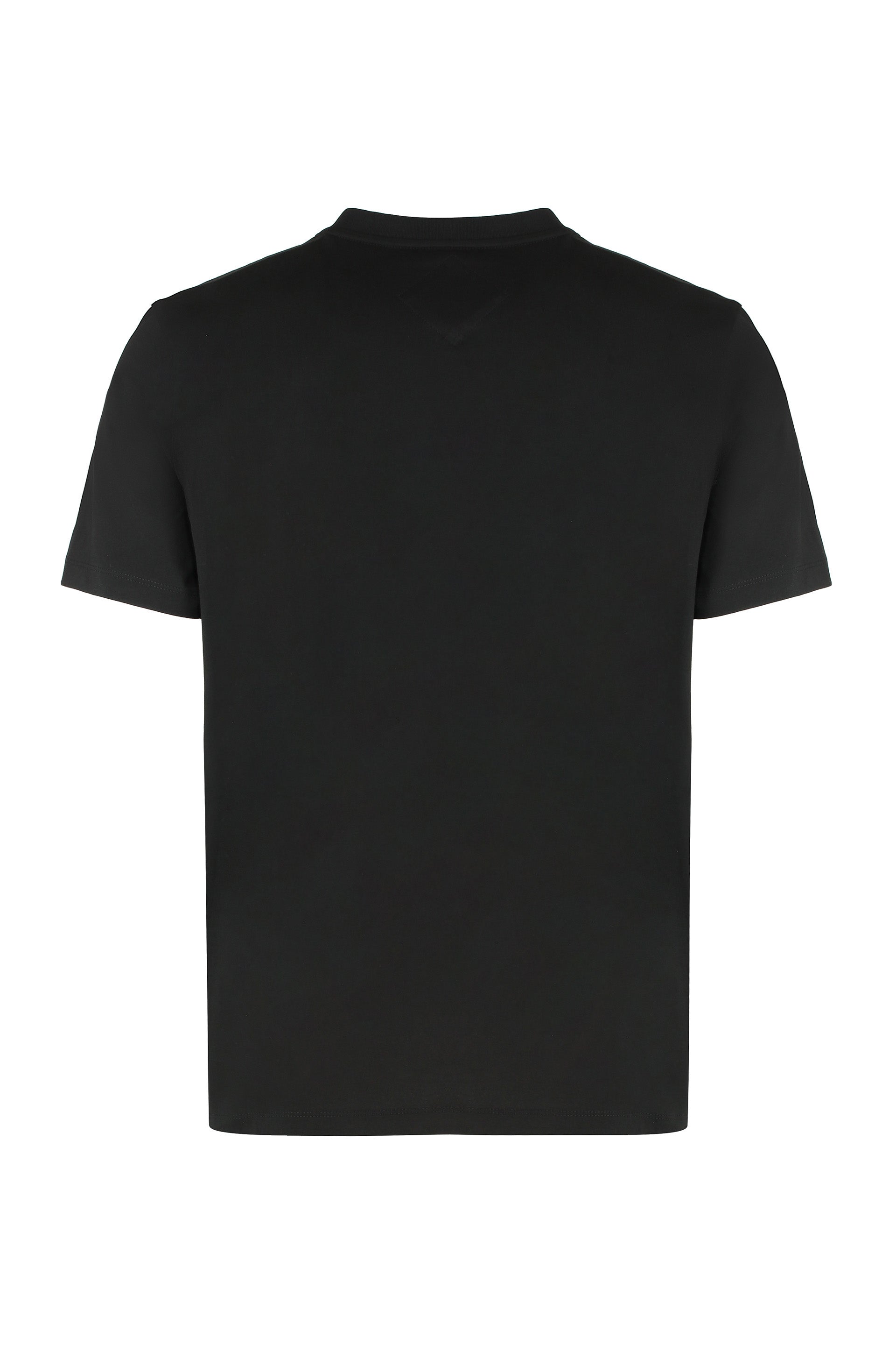 MCM Logo-Printed Cotton Crew-Neck T-Shirt — Black, view 2
