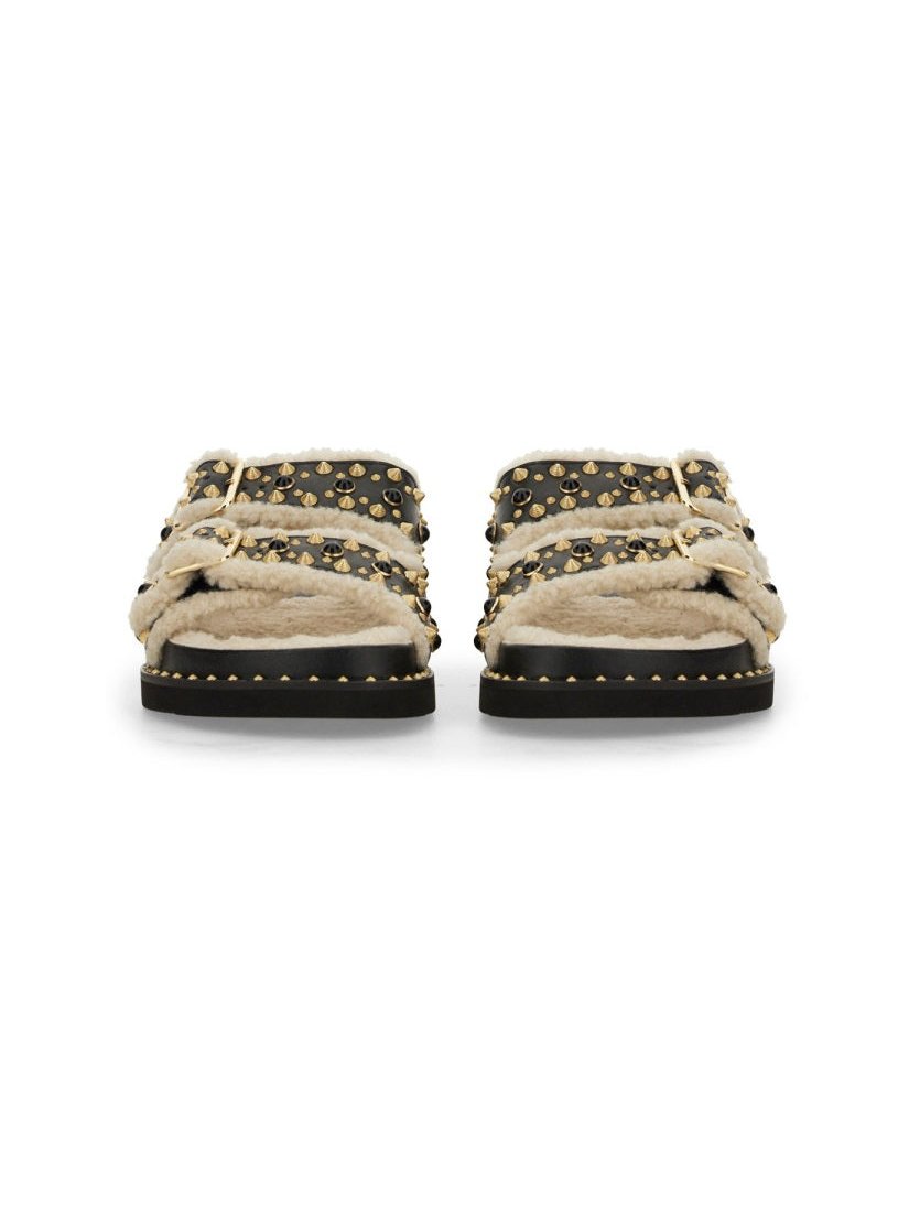 Ash Utah Bis Sandal — Black, view 3