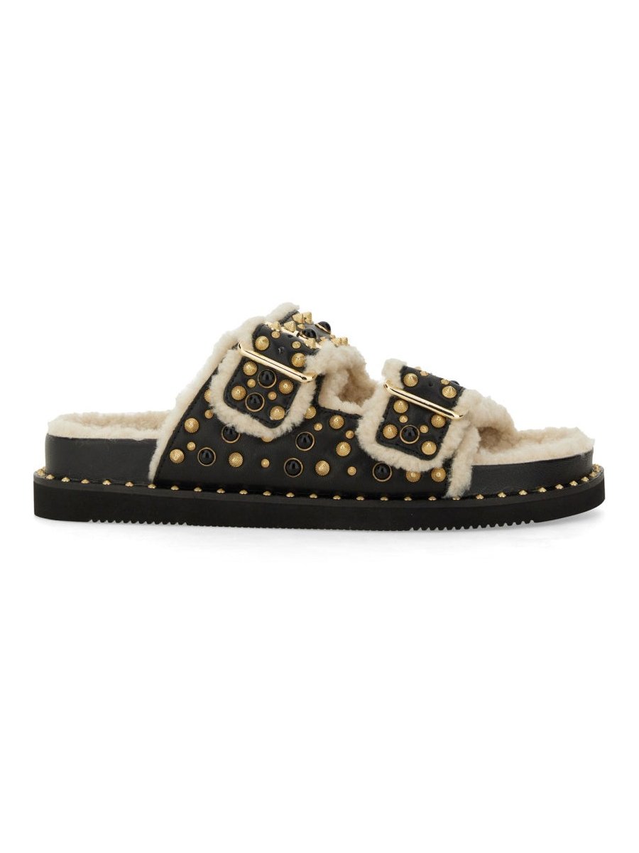 Ash Utah Bis Sandal — Black, view 4