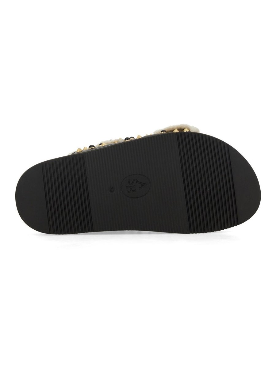 Ash Utah Bis Sandal — Black, view 5