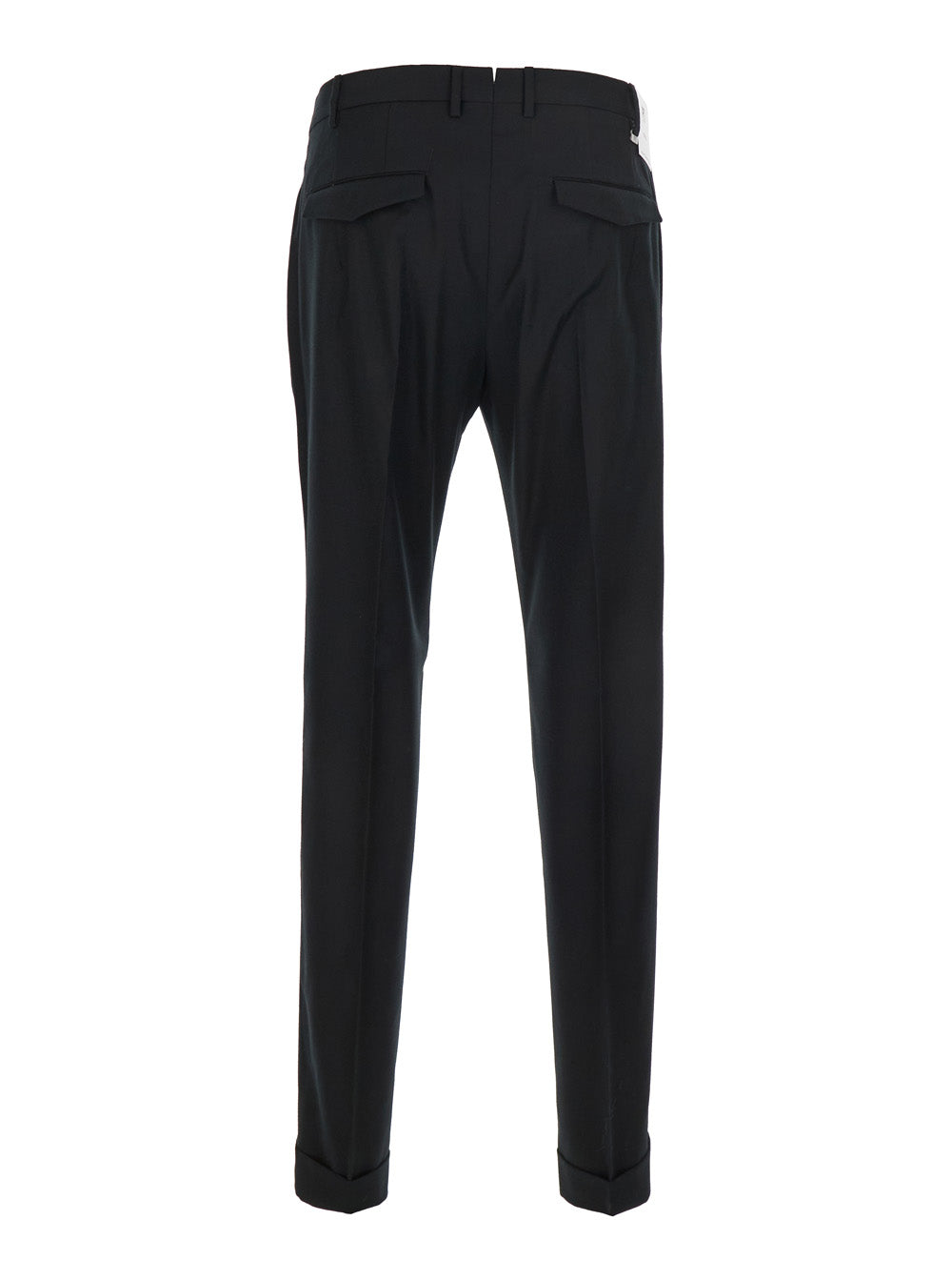 Pt Torino Virgin Wool Trousers — Black, view 2